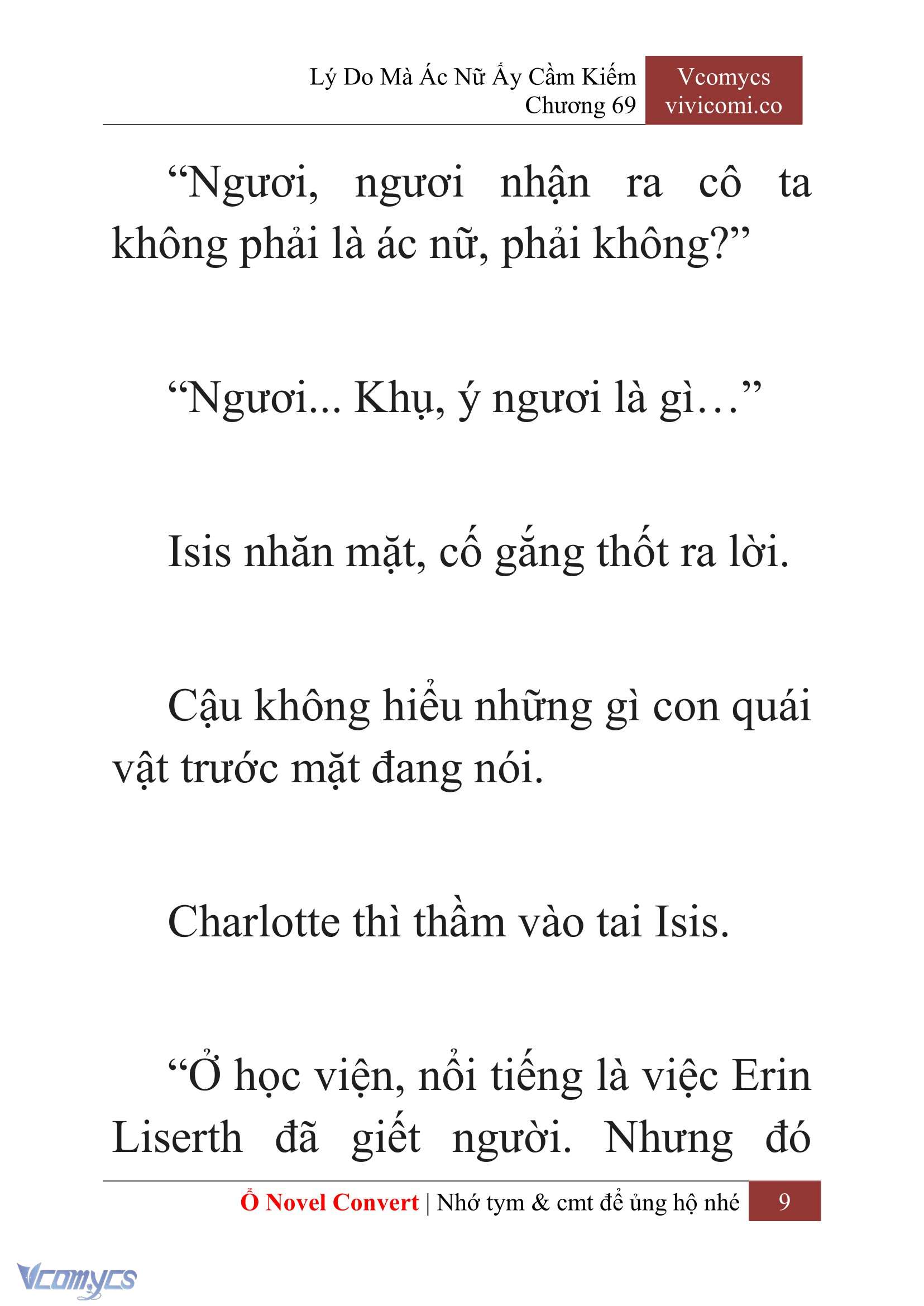 [Novel] Lý Do Mà Ác Nữ Ấy Cầm Kiếm Chap 69 - Trang 2