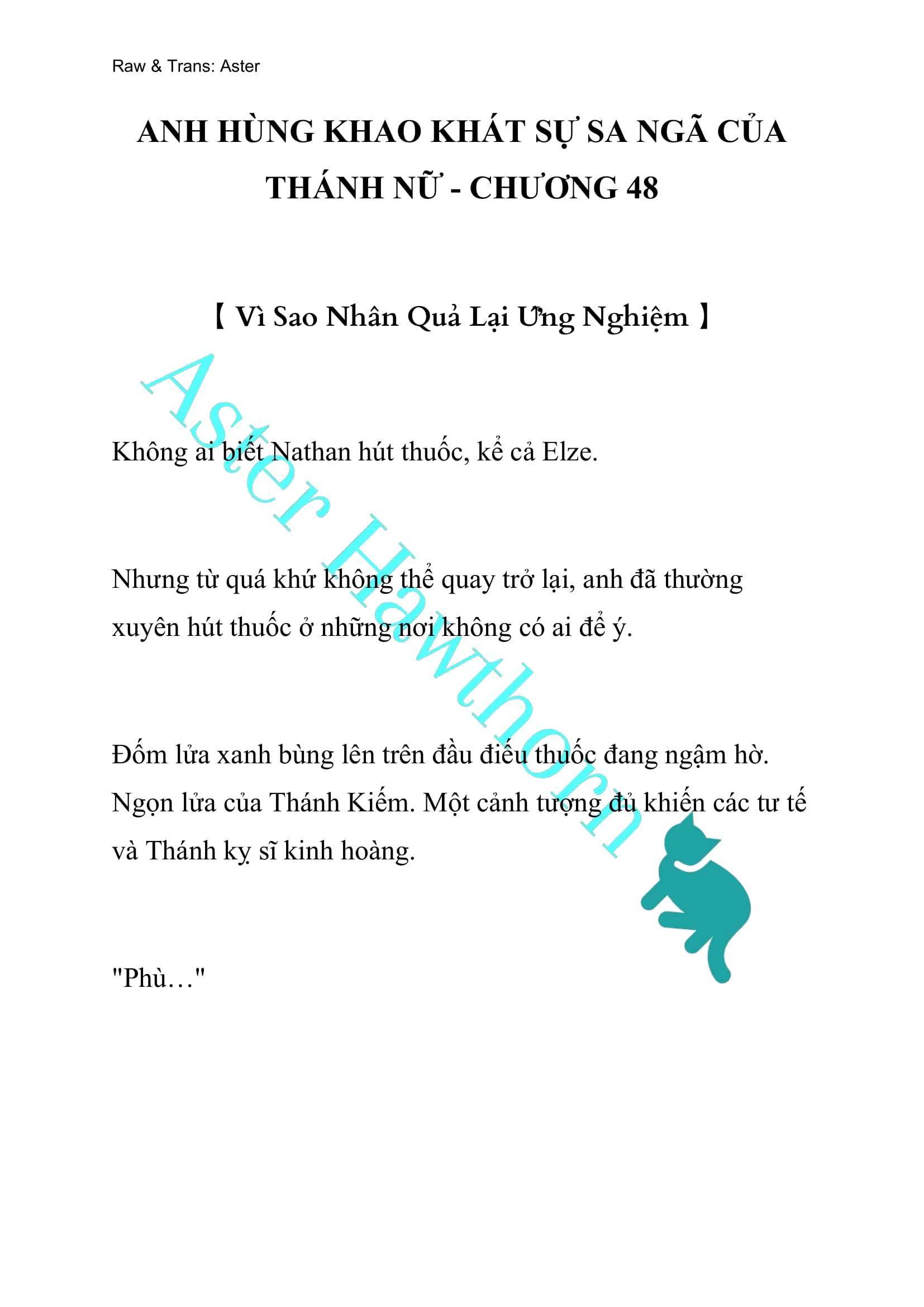 [NOVEL] Anh Hùng Khao Khát Sự Sa Ngã Của Thánh Nữ Chap 48 - Trang 2