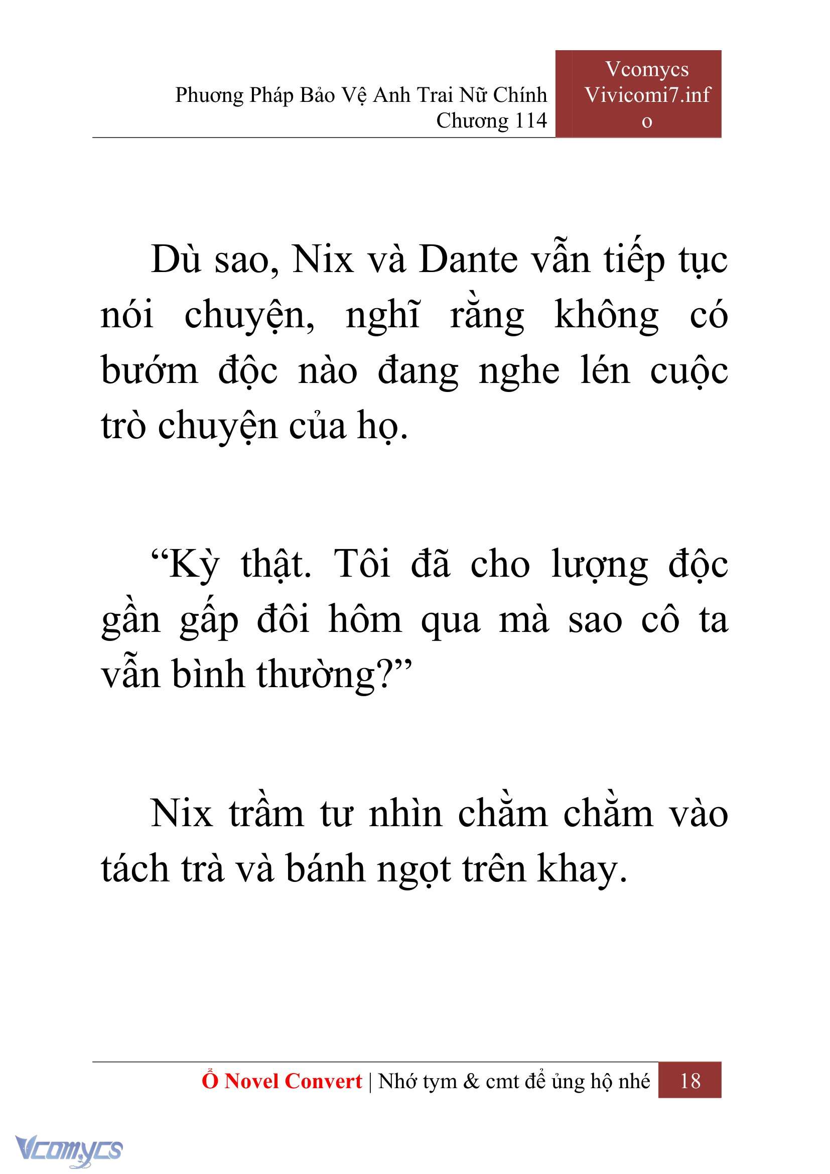 [Novel] Phương Pháp Bảo Vệ Anh Trai Nữ Chính Chap 114 - Trang 2