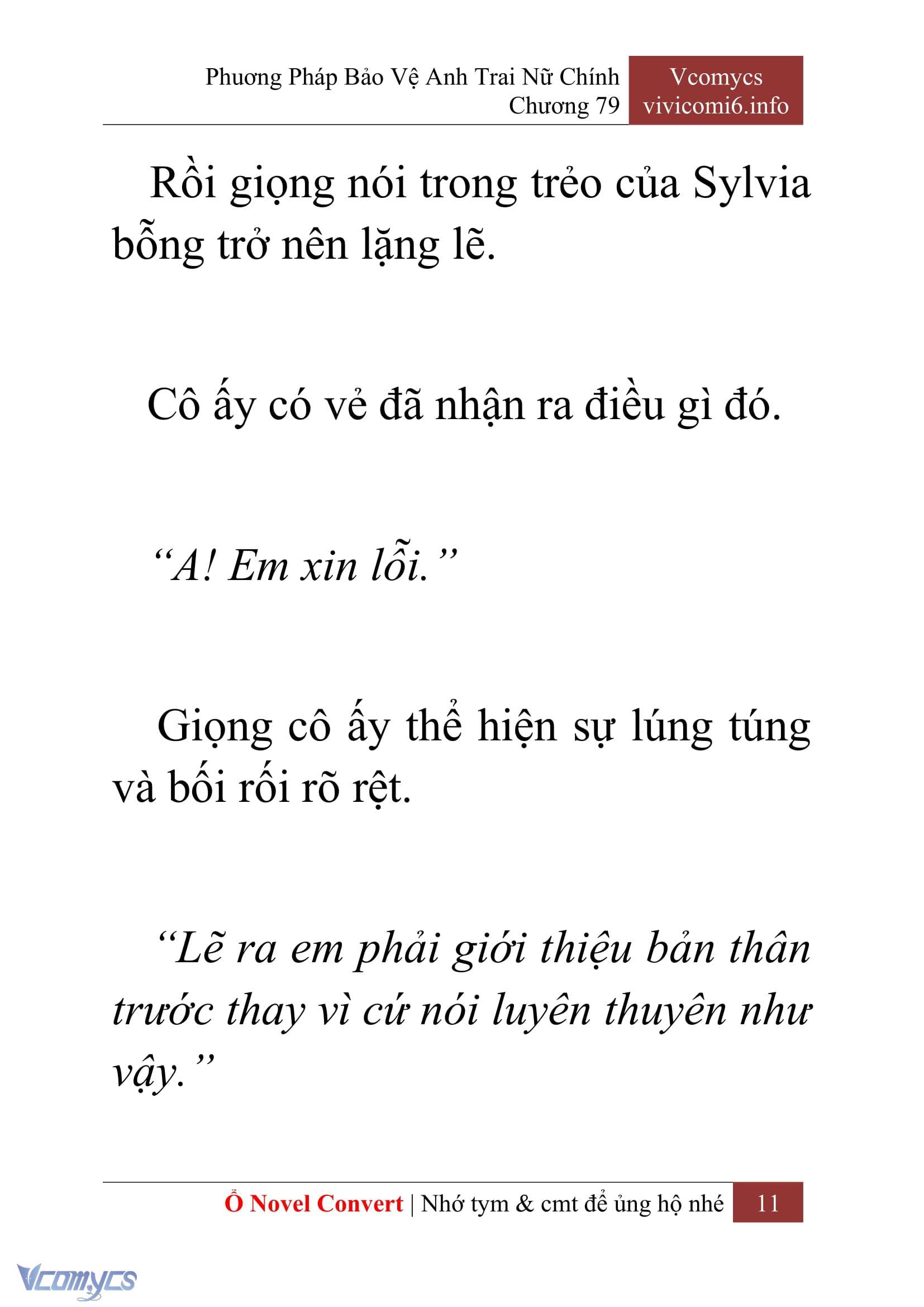 [Novel] Phương Pháp Bảo Vệ Anh Trai Nữ Chính Chap 79 - Trang 2
