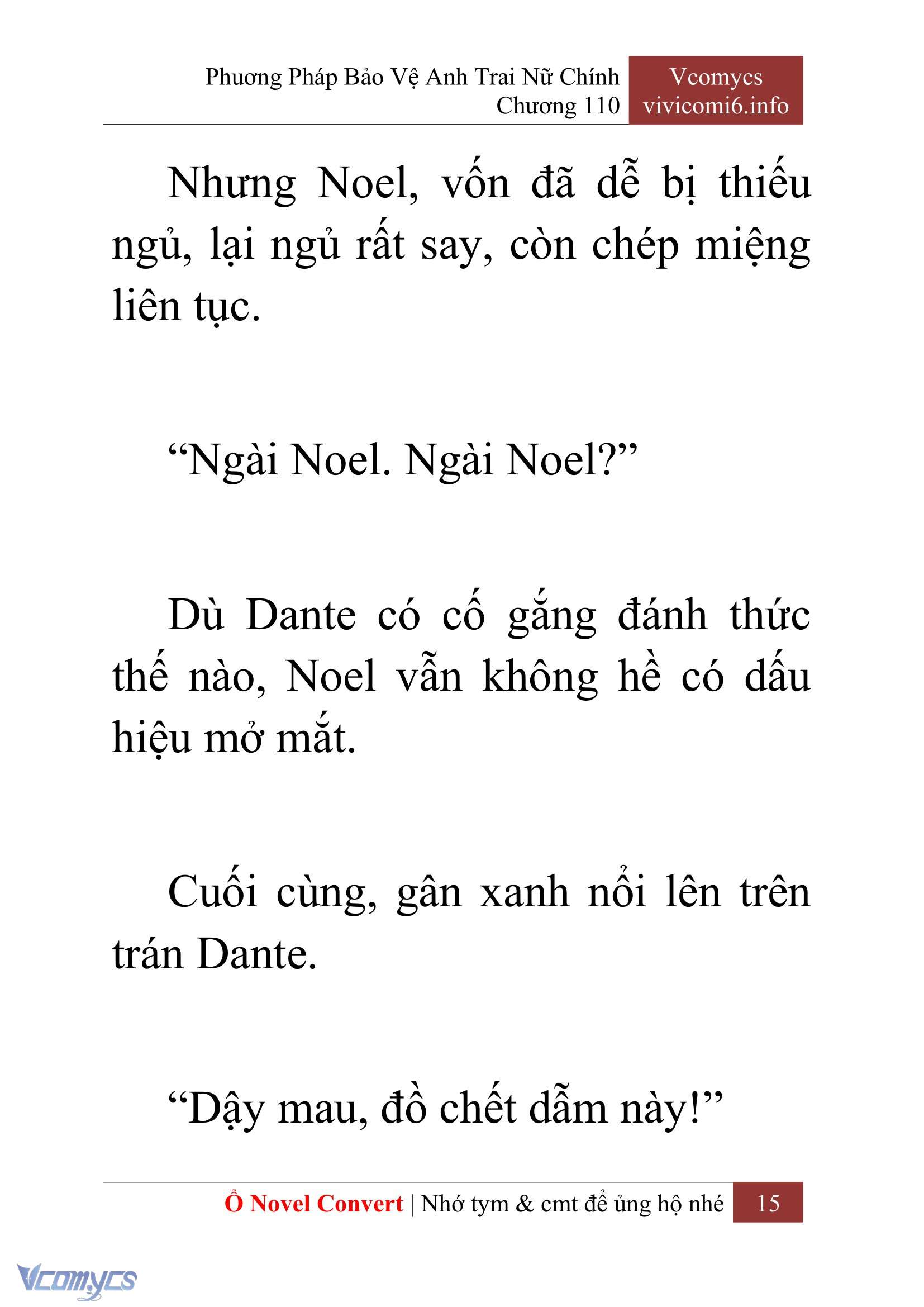 [Novel] Phương Pháp Bảo Vệ Anh Trai Nữ Chính Chap 110 - Trang 2