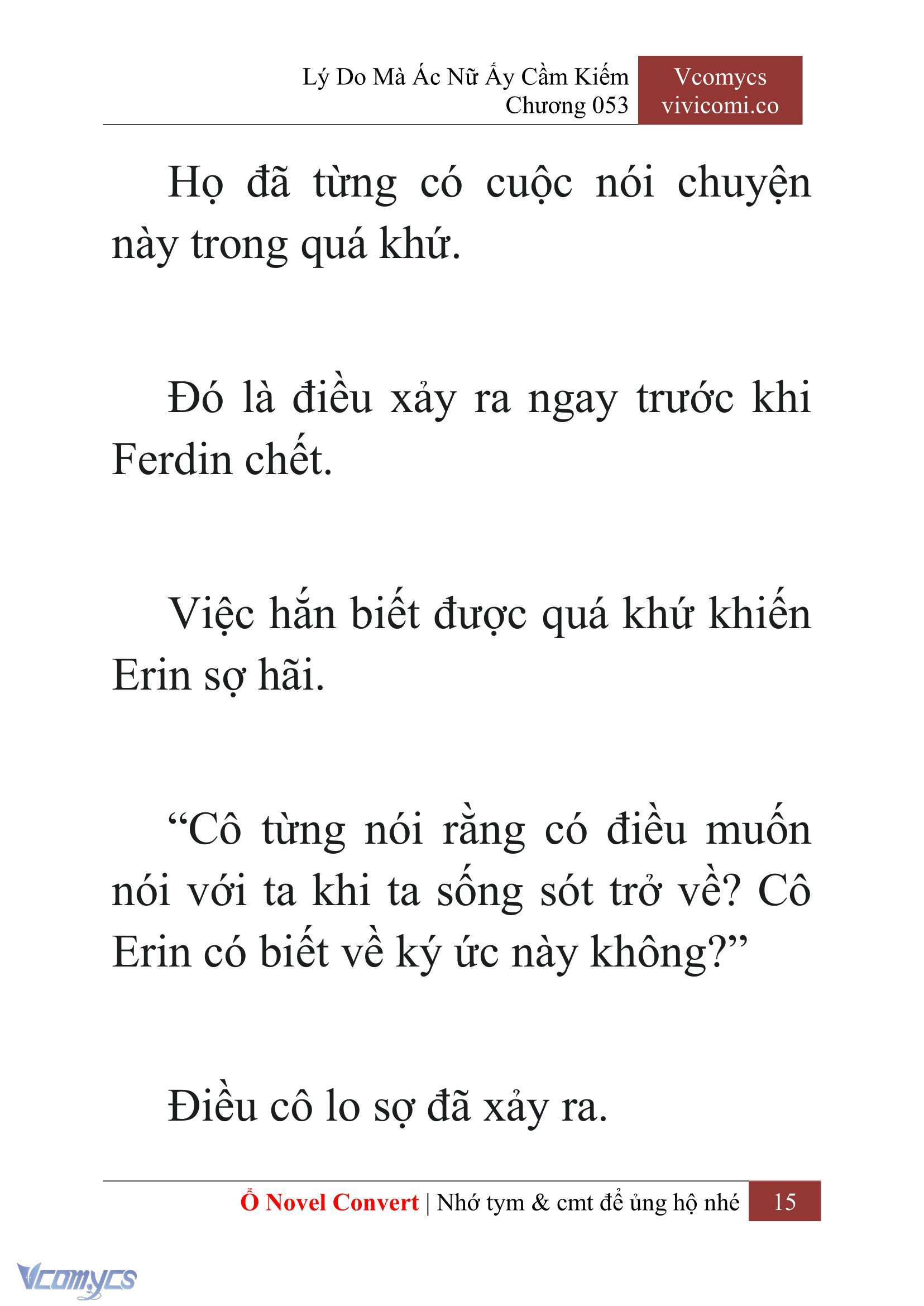 [Novel] Lý Do Mà Ác Nữ Ấy Cầm Kiếm Chap 53 - Trang 2