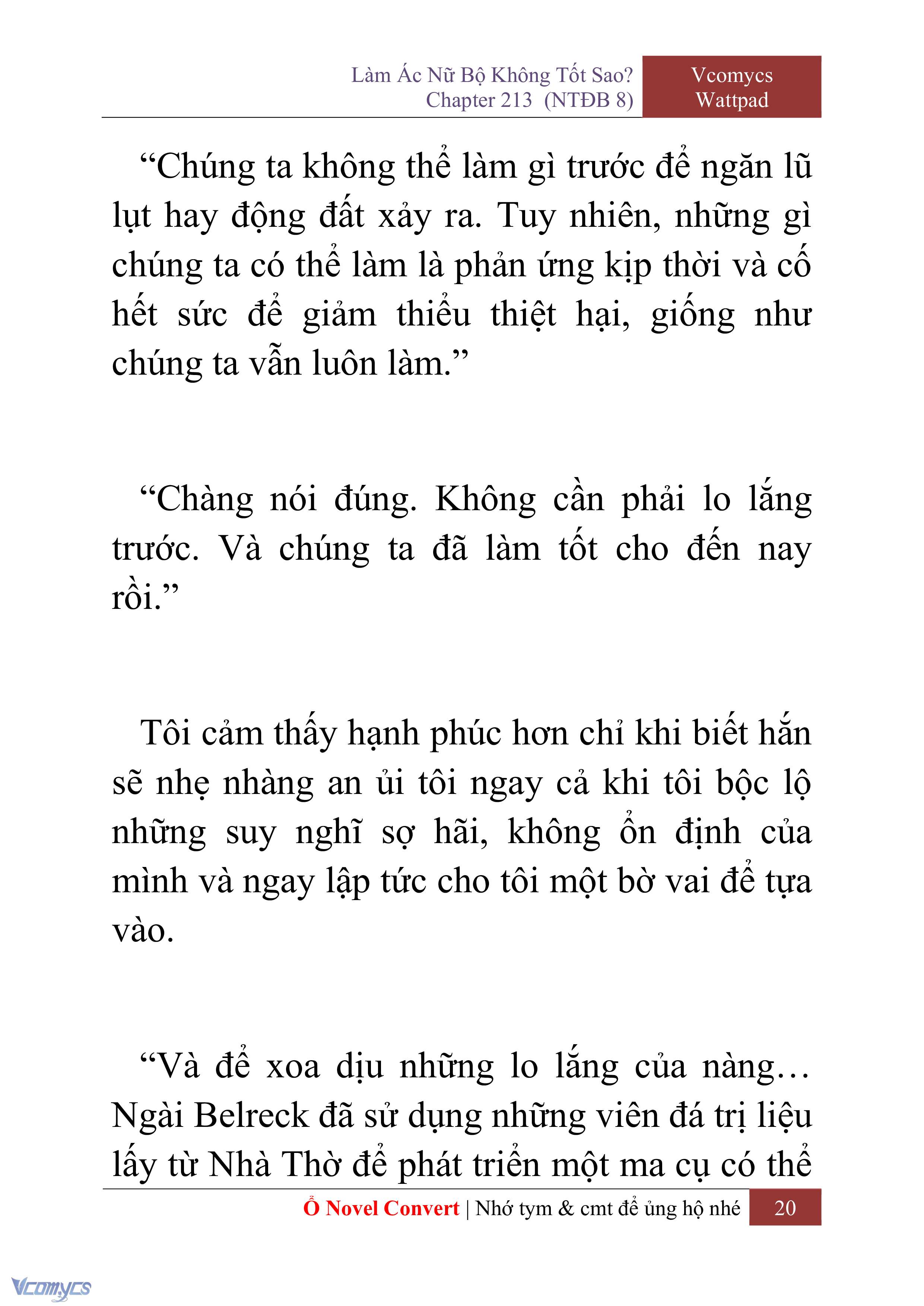 [Novel] Làm Ác Nữ Bộ Không Tốt Sao? Chap 213 - Trang 2