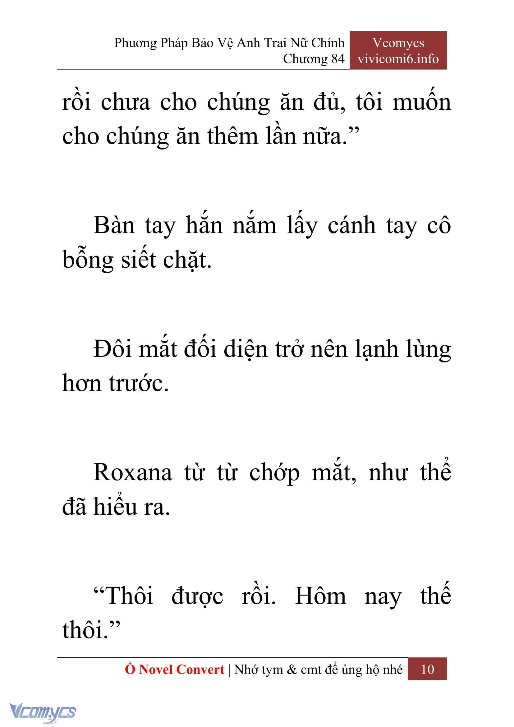 [Novel] Phương Pháp Bảo Vệ Anh Trai Nữ Chính Chap 84 - Trang 2
