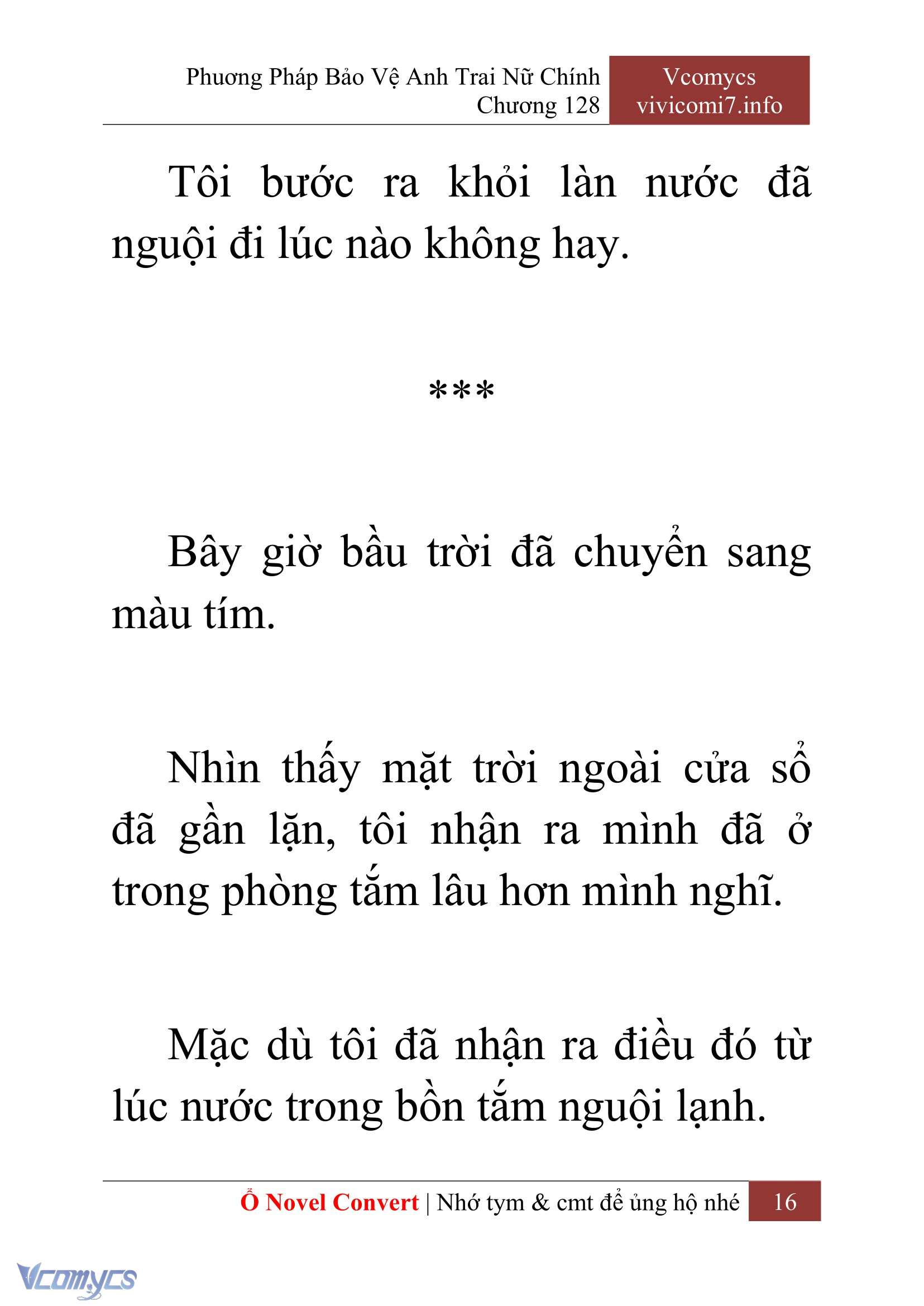 [Novel] Phương Pháp Bảo Vệ Anh Trai Nữ Chính Chap 128 - Trang 2