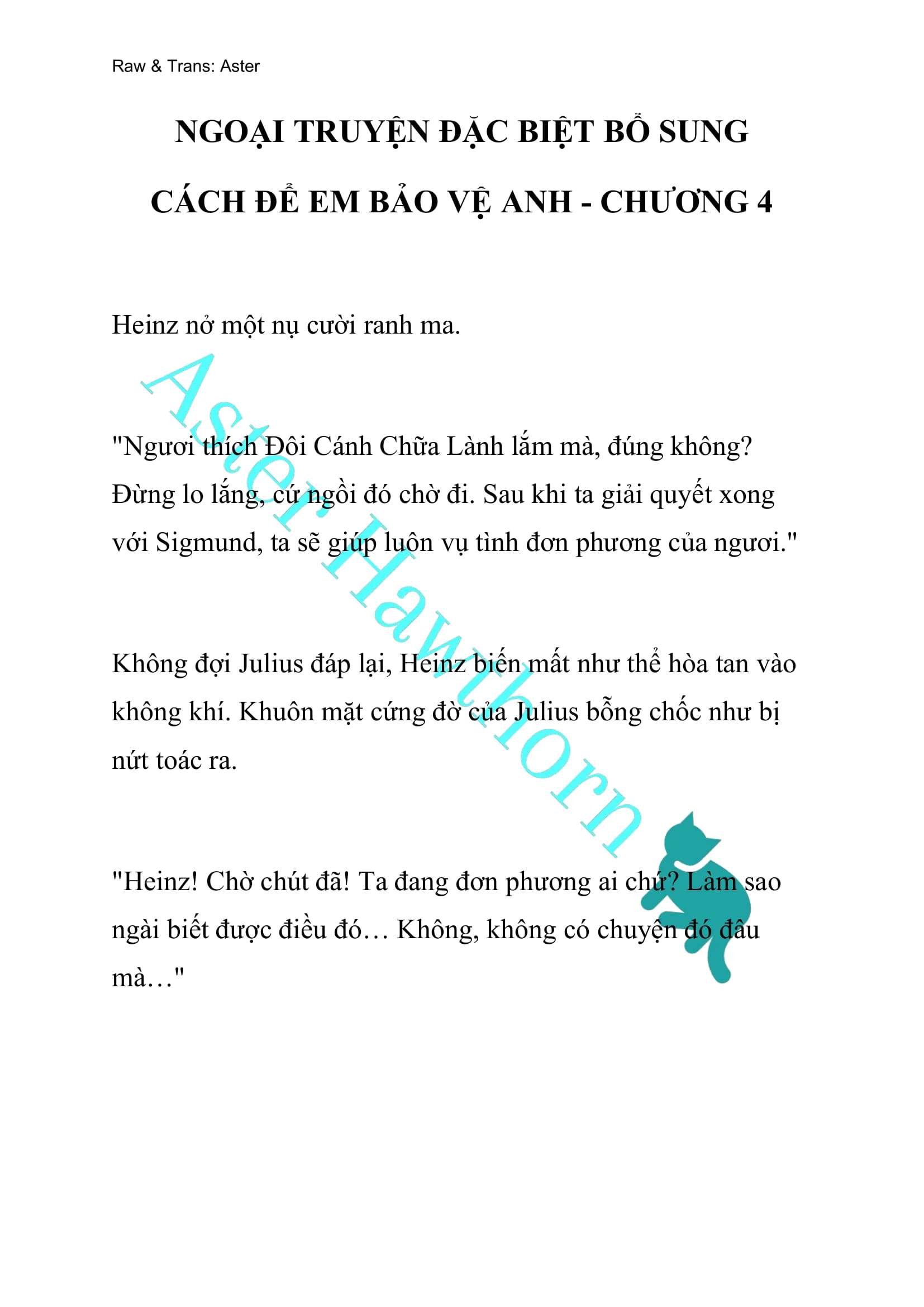 [NOVEL] Ngoại Truyện Cách Để Em Bảo Vệ Anh Chap 101 - Next Chap 102