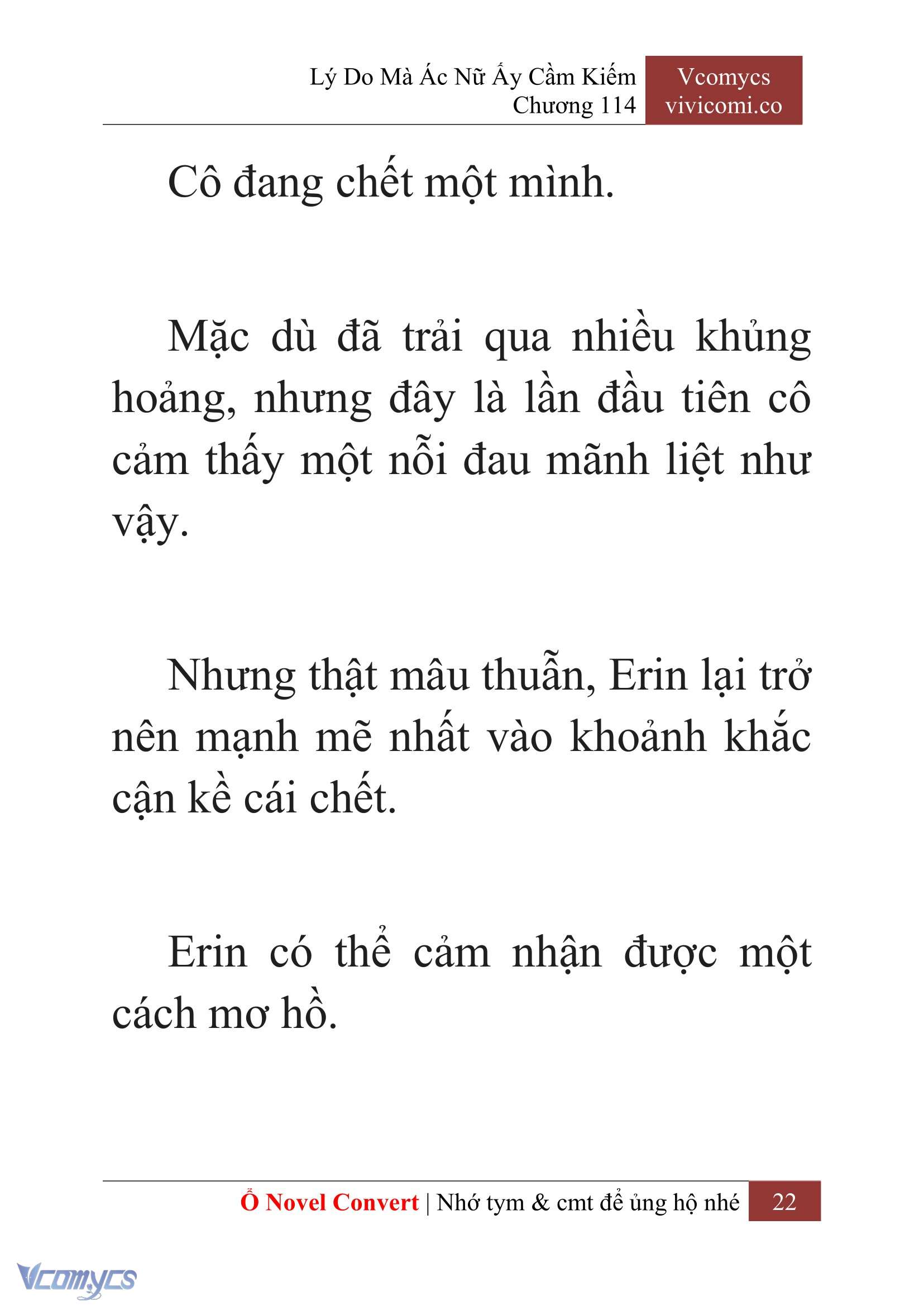 [Novel] Lý Do Mà Ác Nữ Ấy Cầm Kiếm Chap 114 - Next Chap 115
