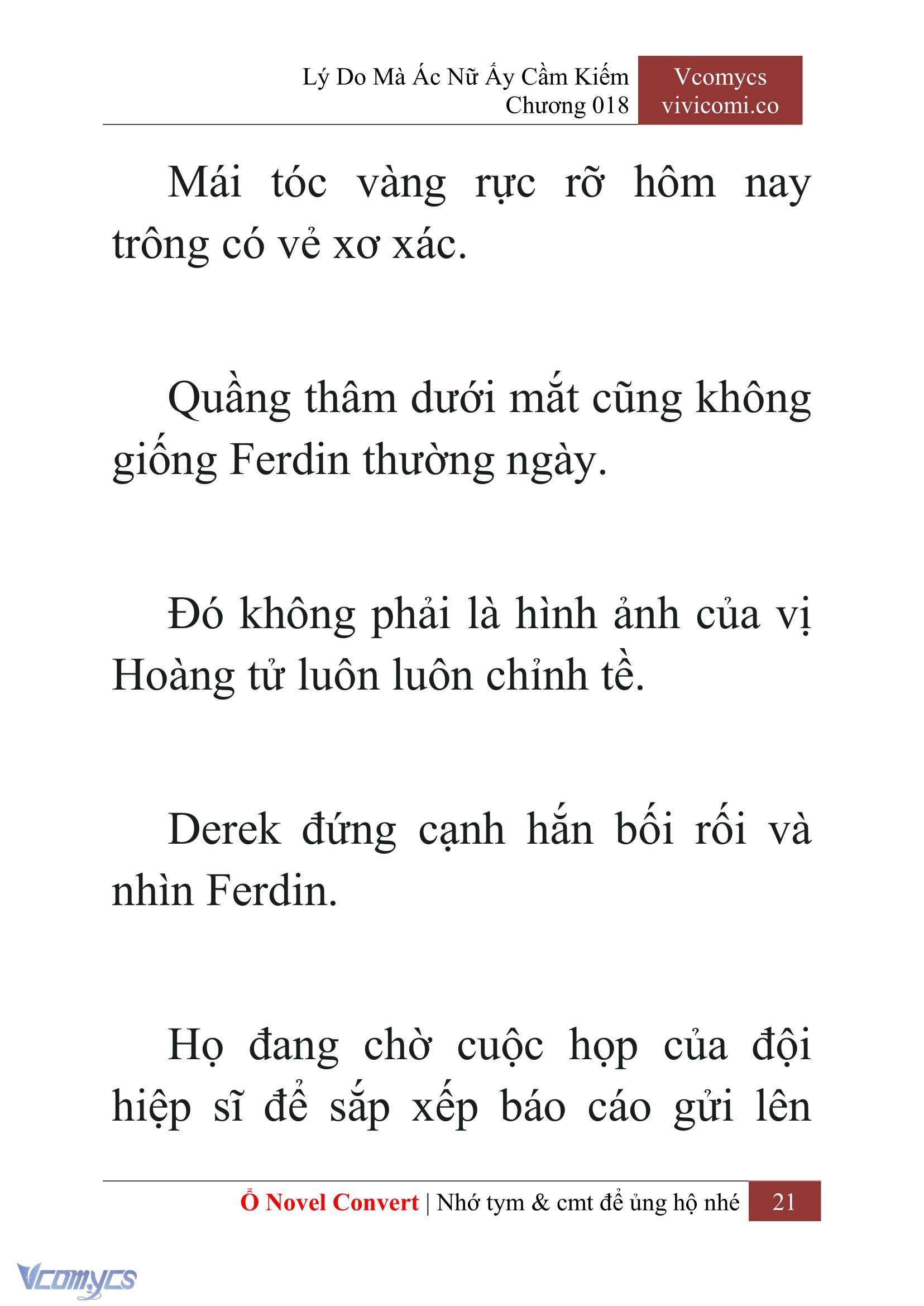 [Novel] Lý Do Mà Ác Nữ Ấy Cầm Kiếm Chap 18 - Next Chap 19