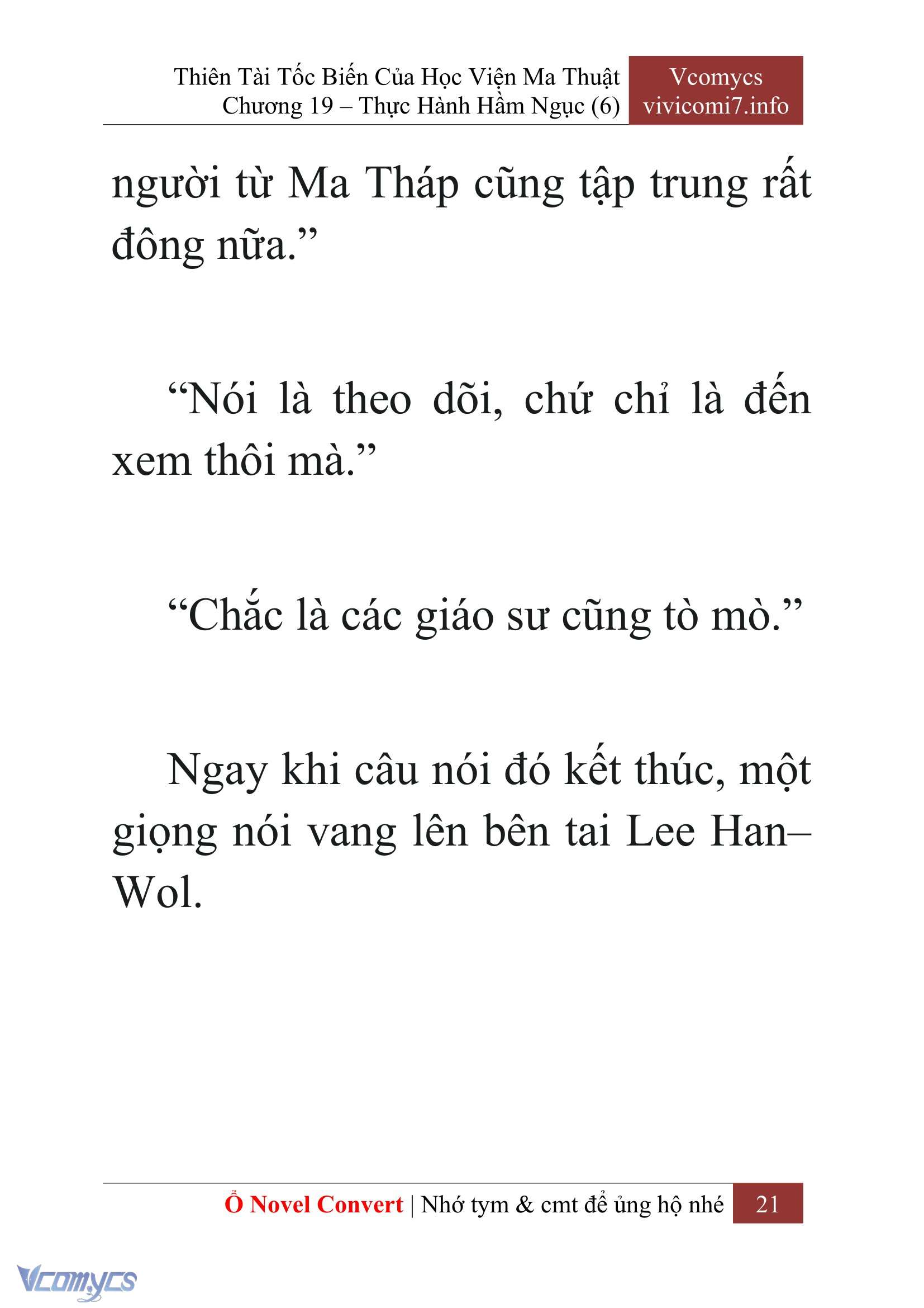[Novel] Thiên Tài Tốc Biến Của Học Viện Ma Thuật Chap 19 - Trang 2
