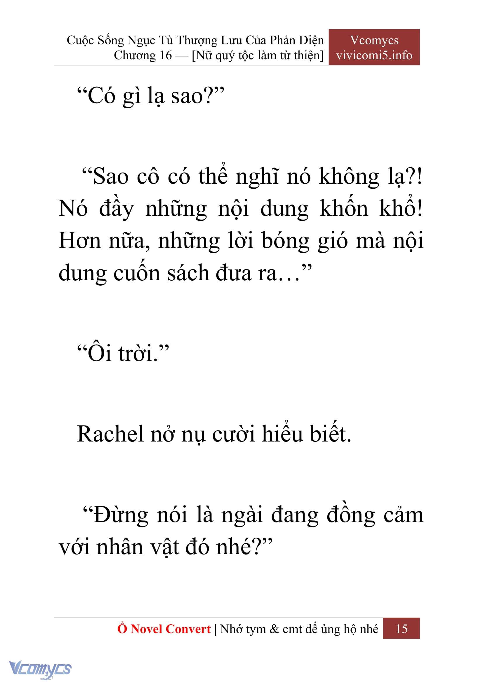[Novel] Cuộc Sống Ngục Tù Thượng Lưu Của Nhân Vật Phản Diện Chap 16 - Trang 2