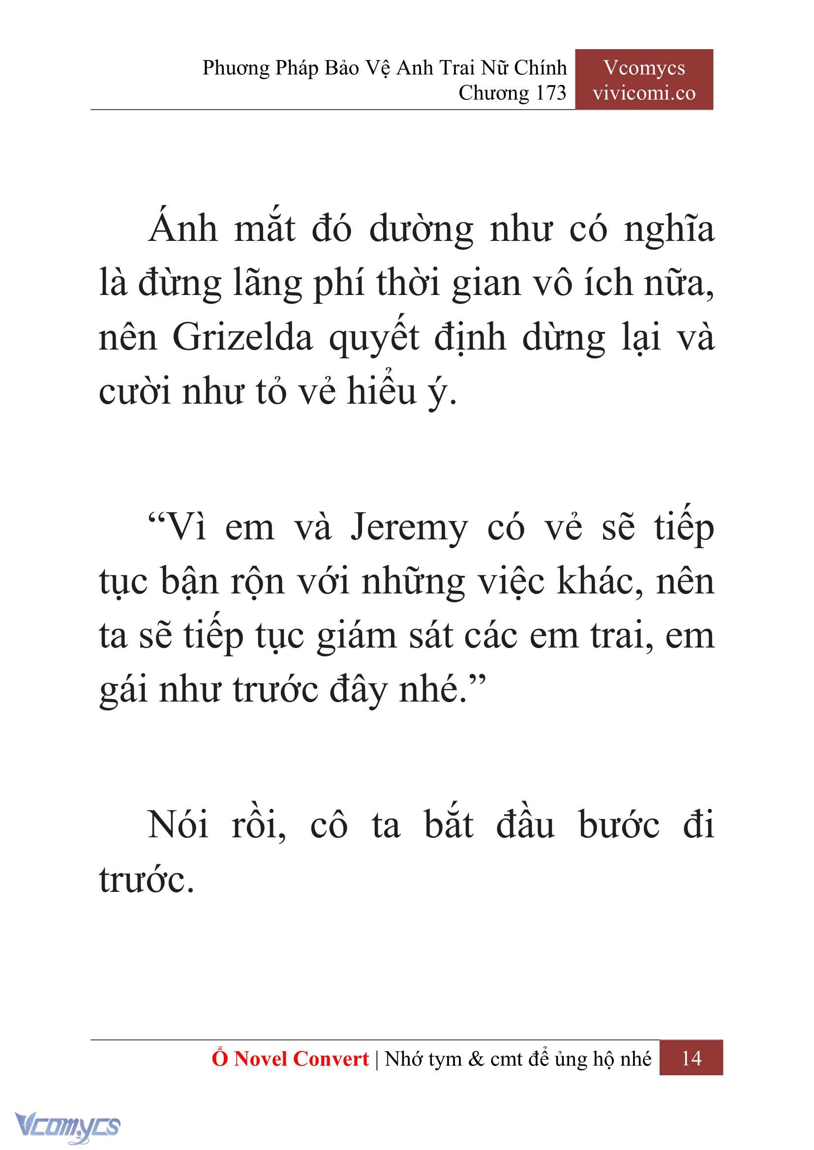 [Novel] Phương Pháp Bảo Vệ Anh Trai Nữ Chính Chap 173 - Trang 2