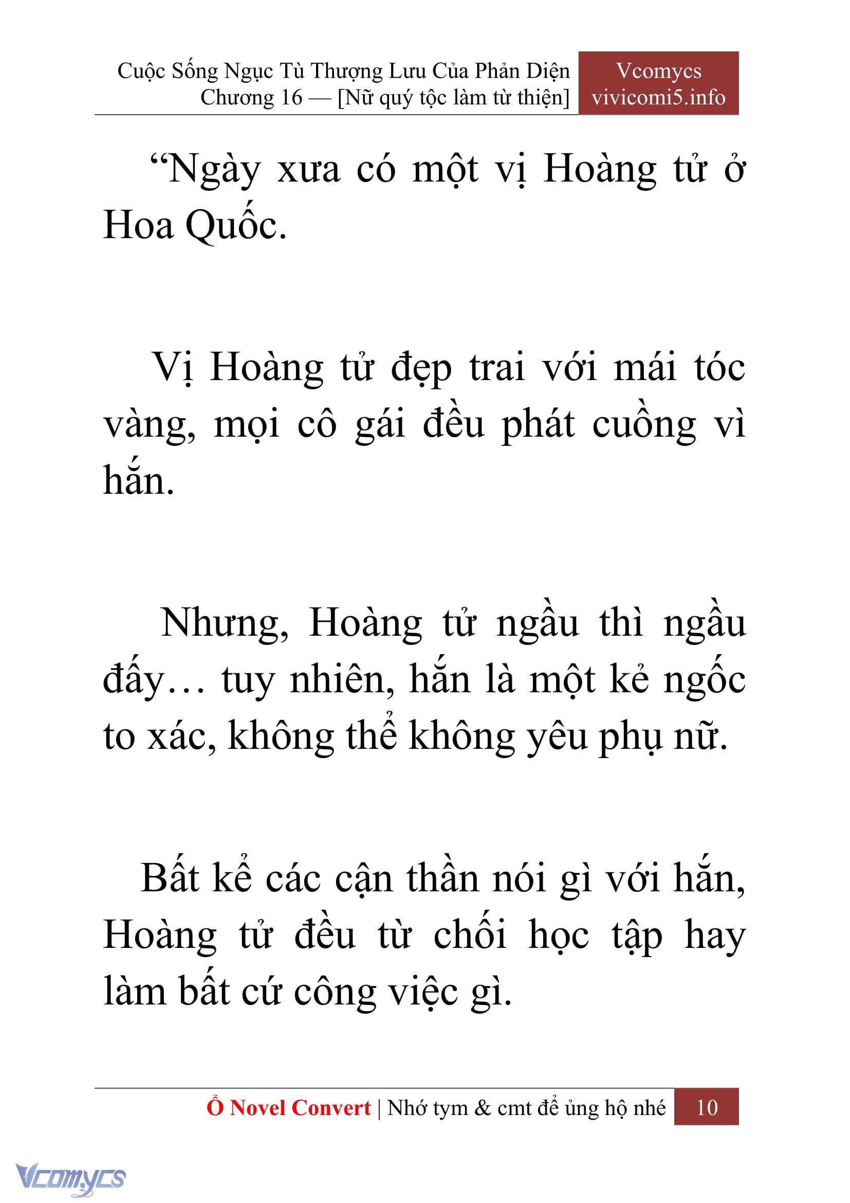 [Novel] Cuộc Sống Ngục Tù Thượng Lưu Của Nhân Vật Phản Diện Chap 16 - Trang 2