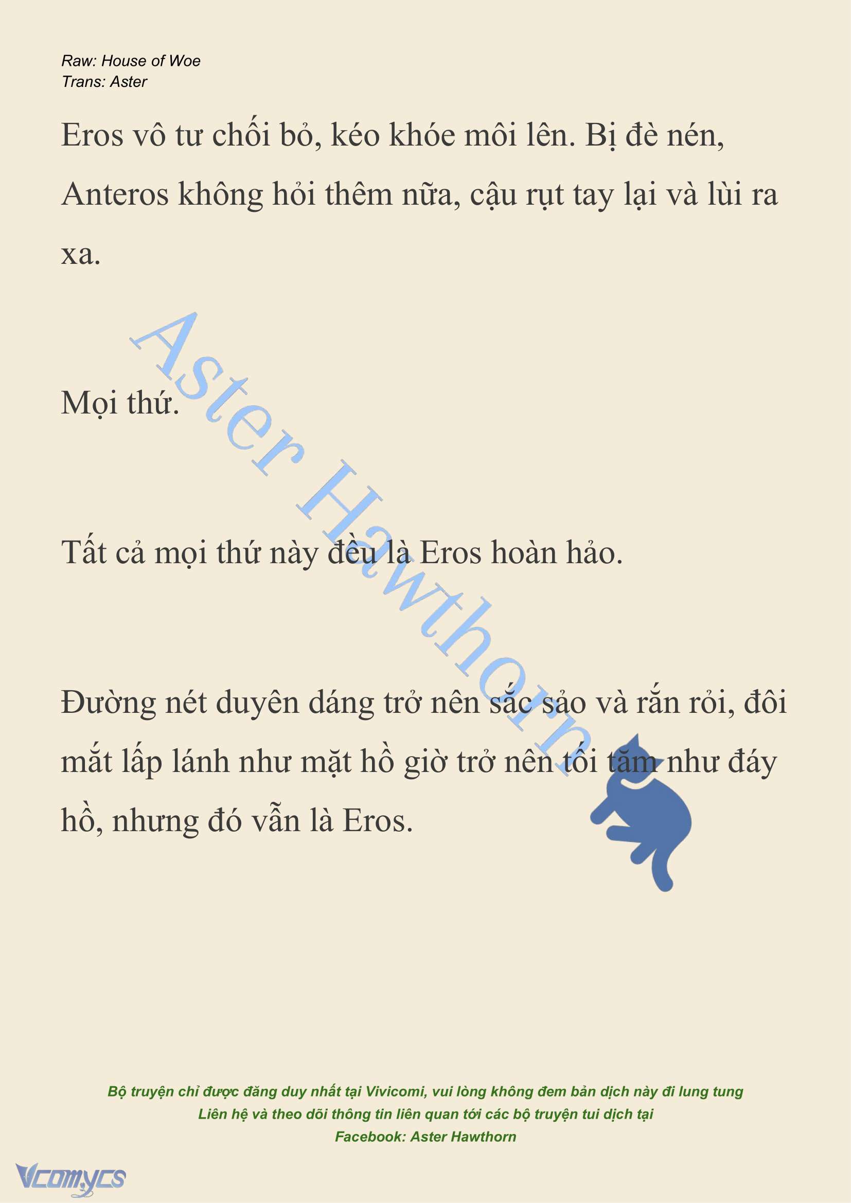 [NOVEL] Dành Cho Các Nữ Thần: Dành cho Psyche Chap 11 - Trang 2