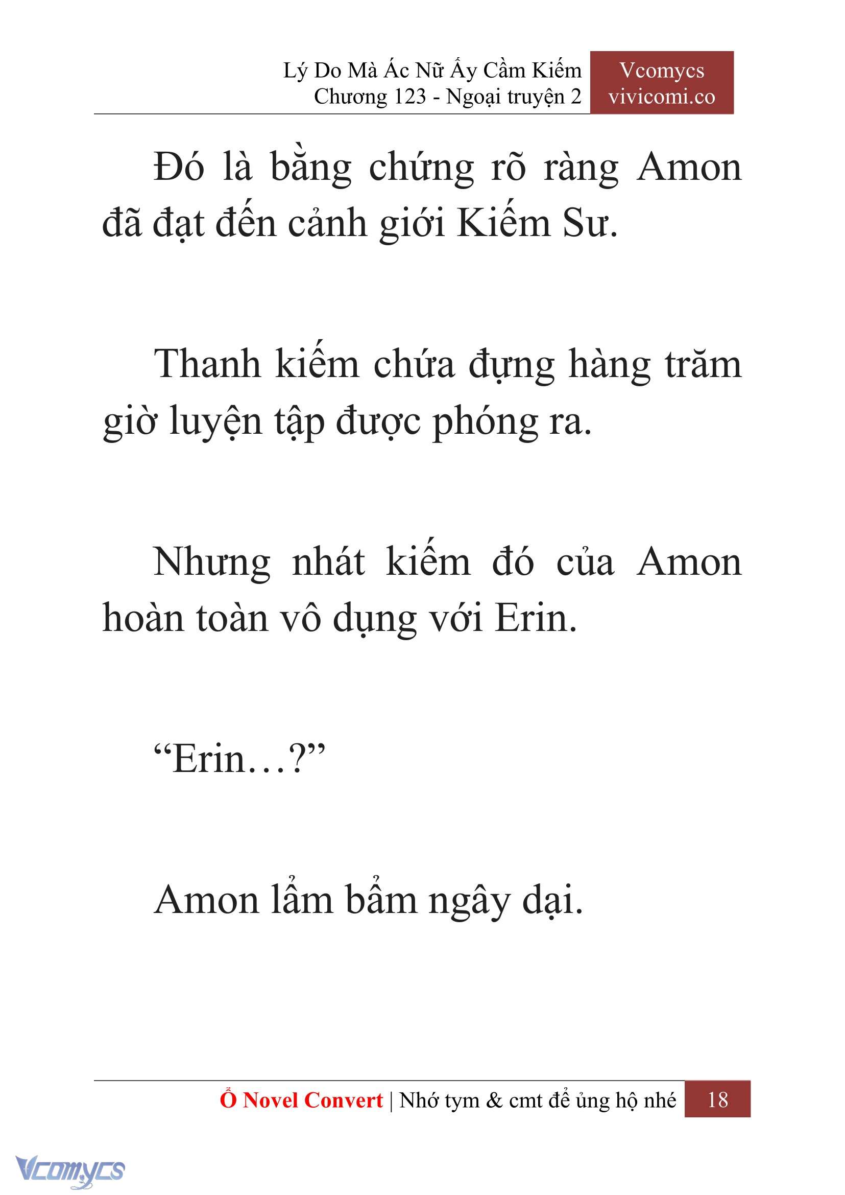 [Novel] Lý Do Mà Ác Nữ Ấy Cầm Kiếm Chap 123 - Trang 2
