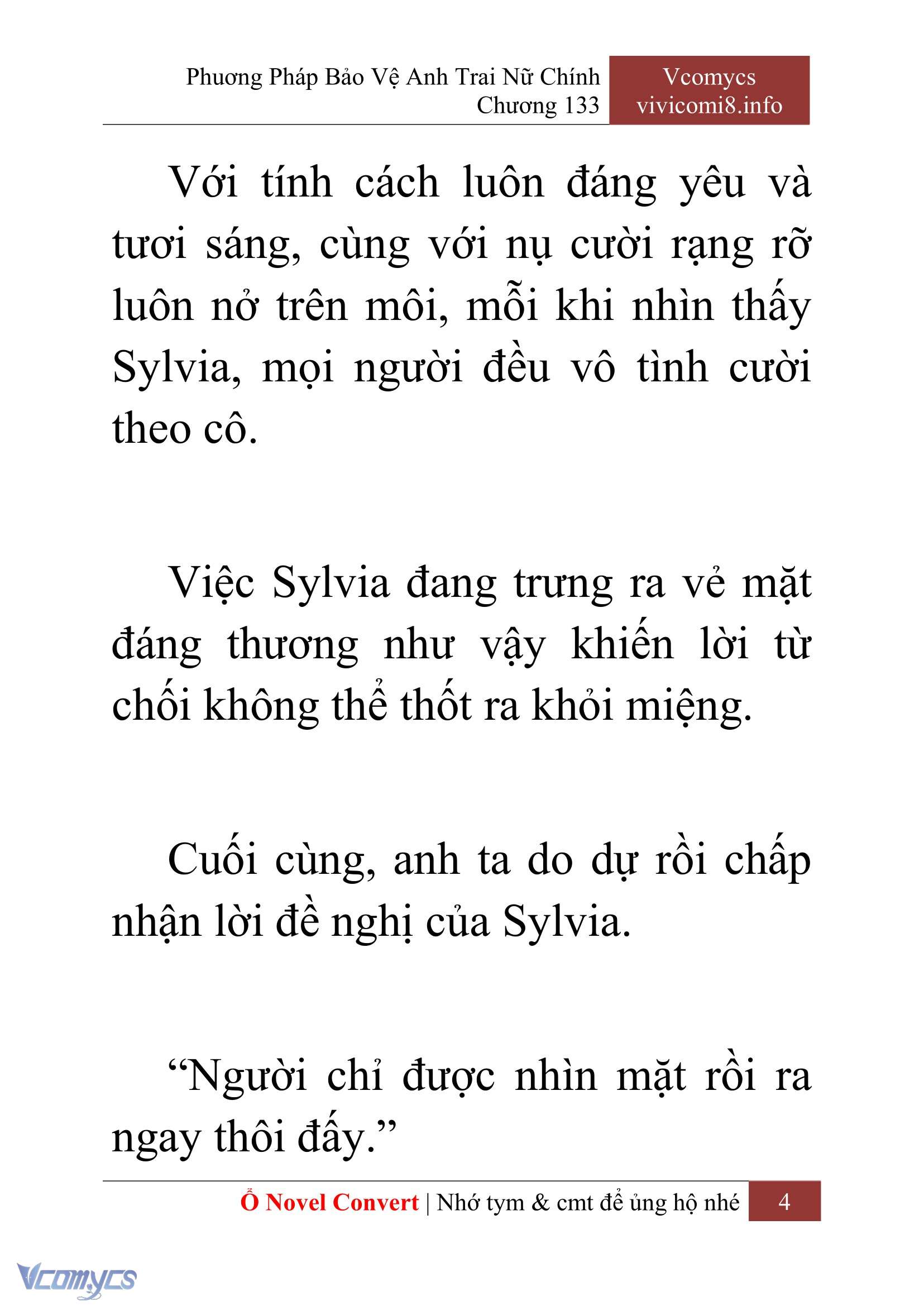 [Novel] Phương Pháp Bảo Vệ Anh Trai Nữ Chính Chap 133 - Trang 2