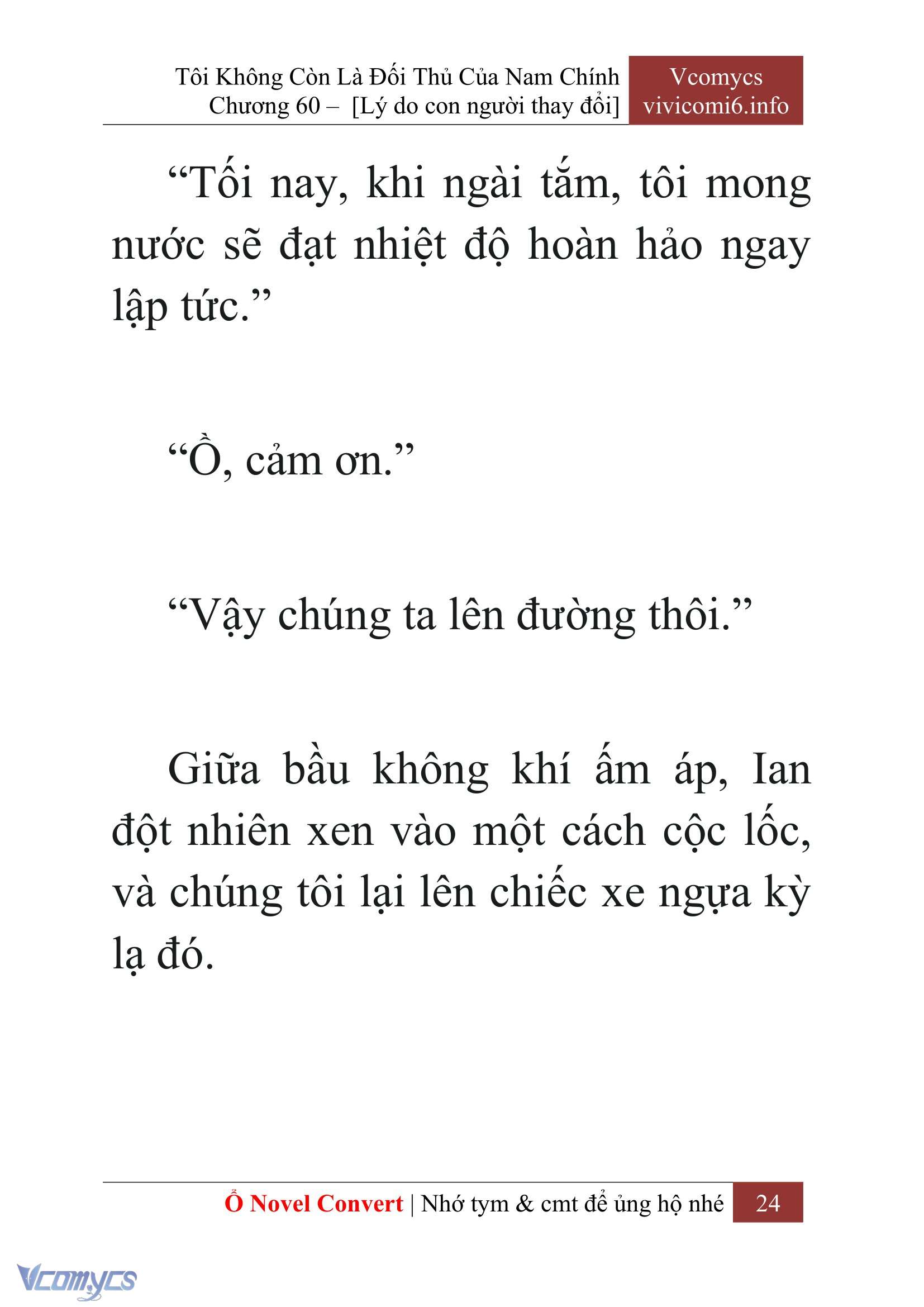 [Novel] Tôi Không Còn Là Đối Thủ Của Nam Chính Chap 60 - Trang 2