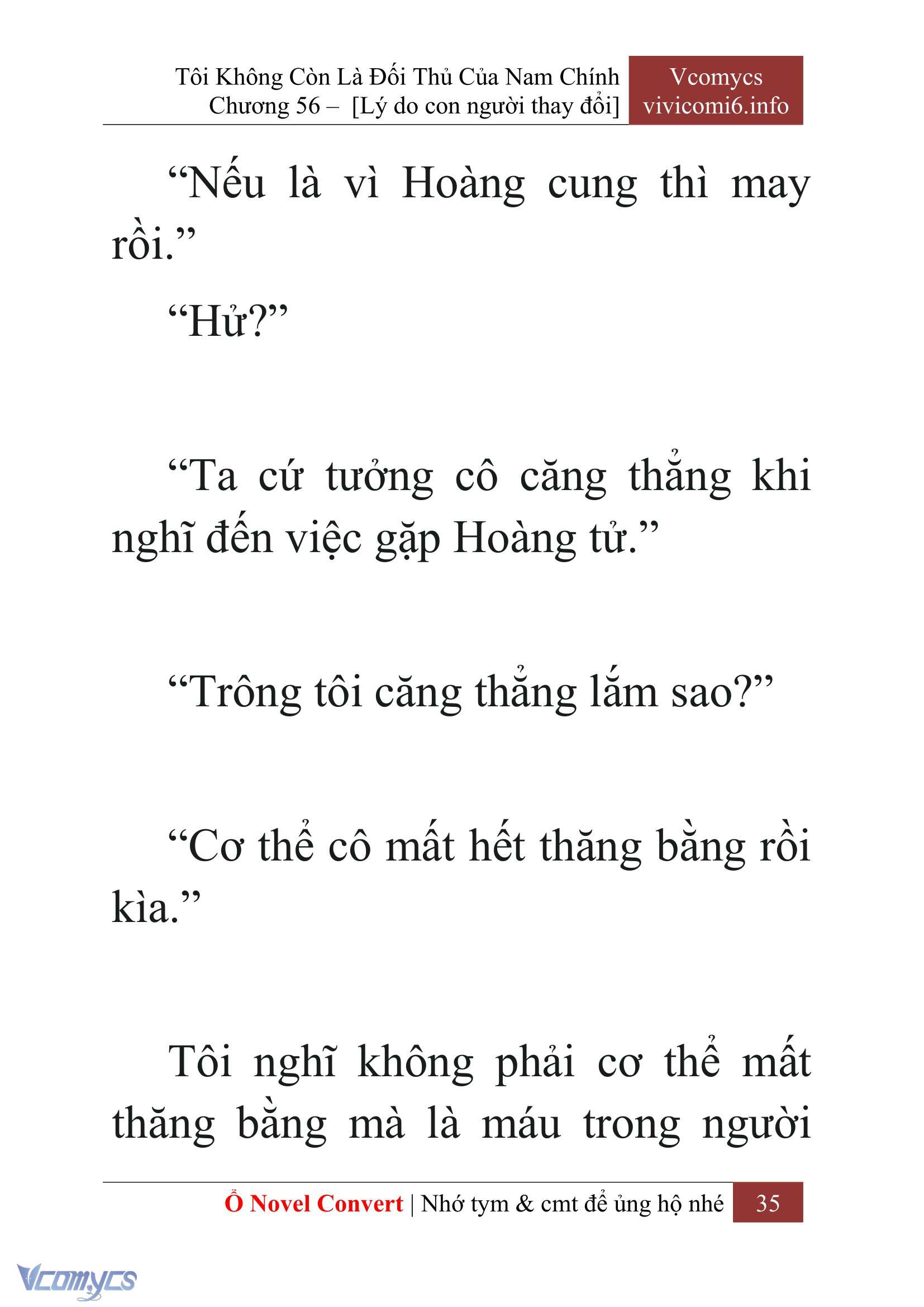 [Novel] Tôi Không Còn Là Đối Thủ Của Nam Chính Chap 56 - Trang 2