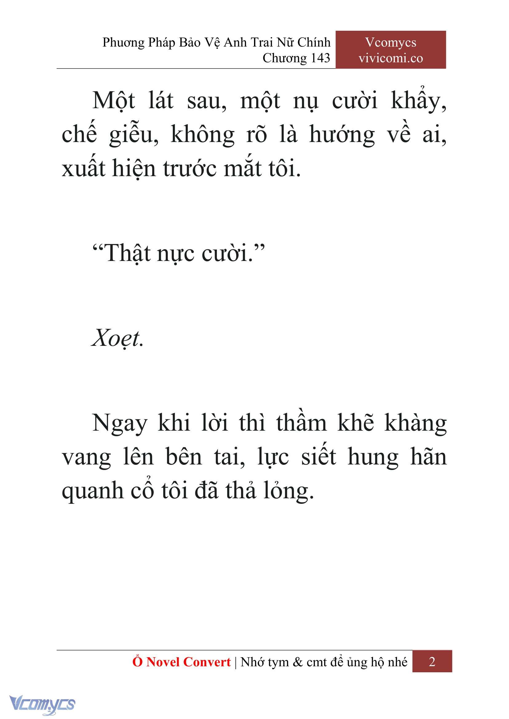 [Novel] Phương Pháp Bảo Vệ Anh Trai Nữ Chính Chap 143 - Next Chap 144
