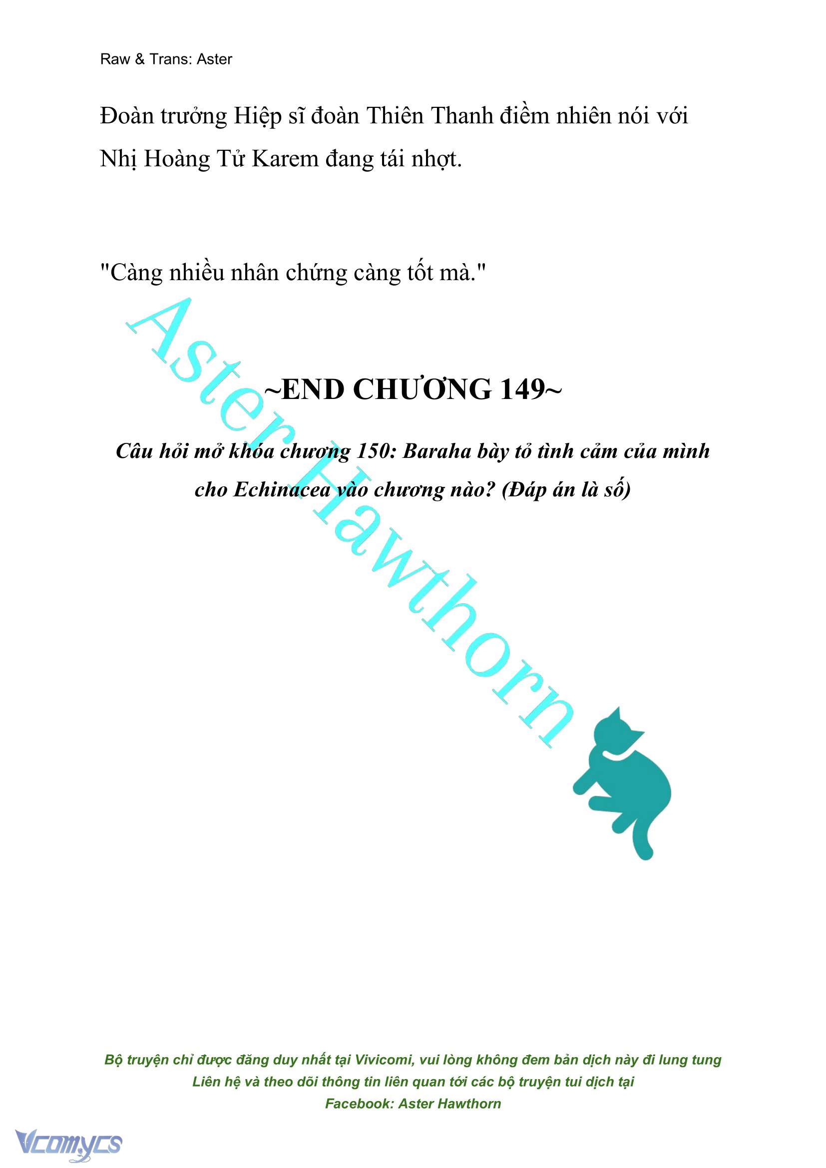 [NOVEL] Đóa Hoa Cầm Kiếm Chap 149 - Next Chap 150