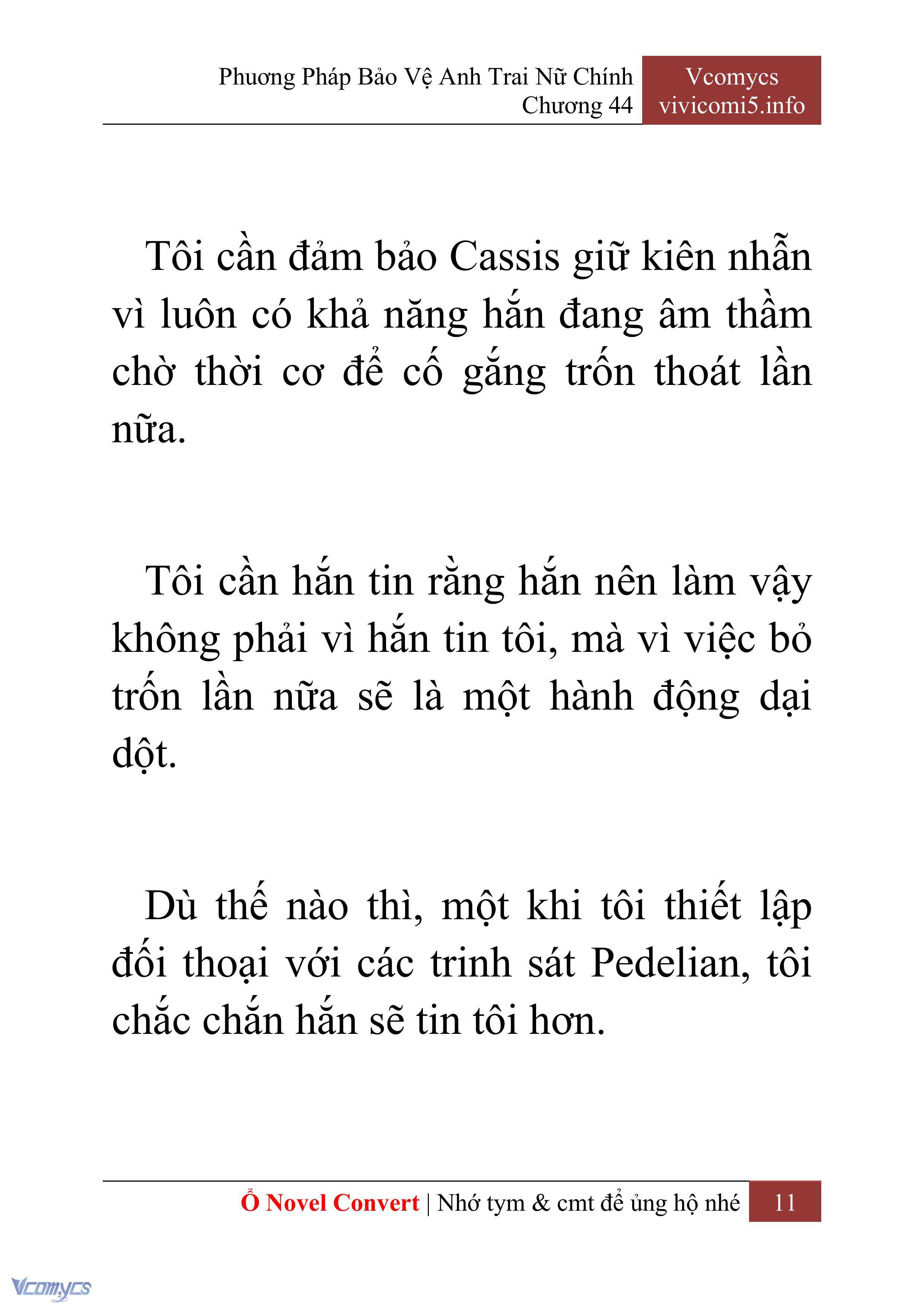[Novel] Phương Pháp Bảo Vệ Anh Trai Nữ Chính Chap 44 - Trang 2