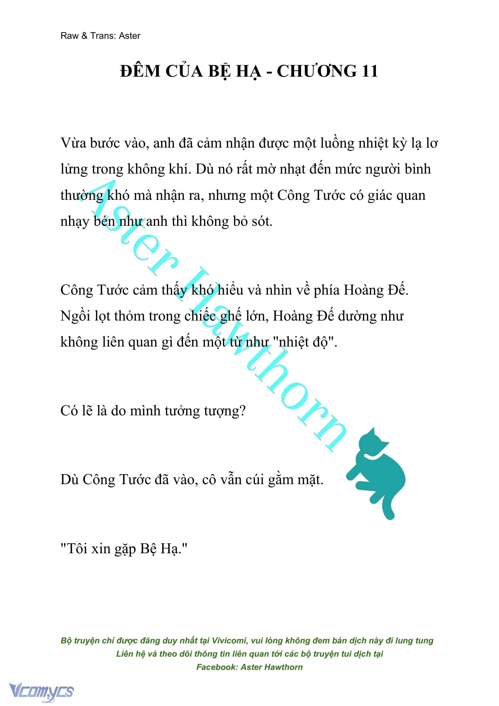 [NOVEL] Đêm Của Bệ Hạ Chap 11 - Trang 2