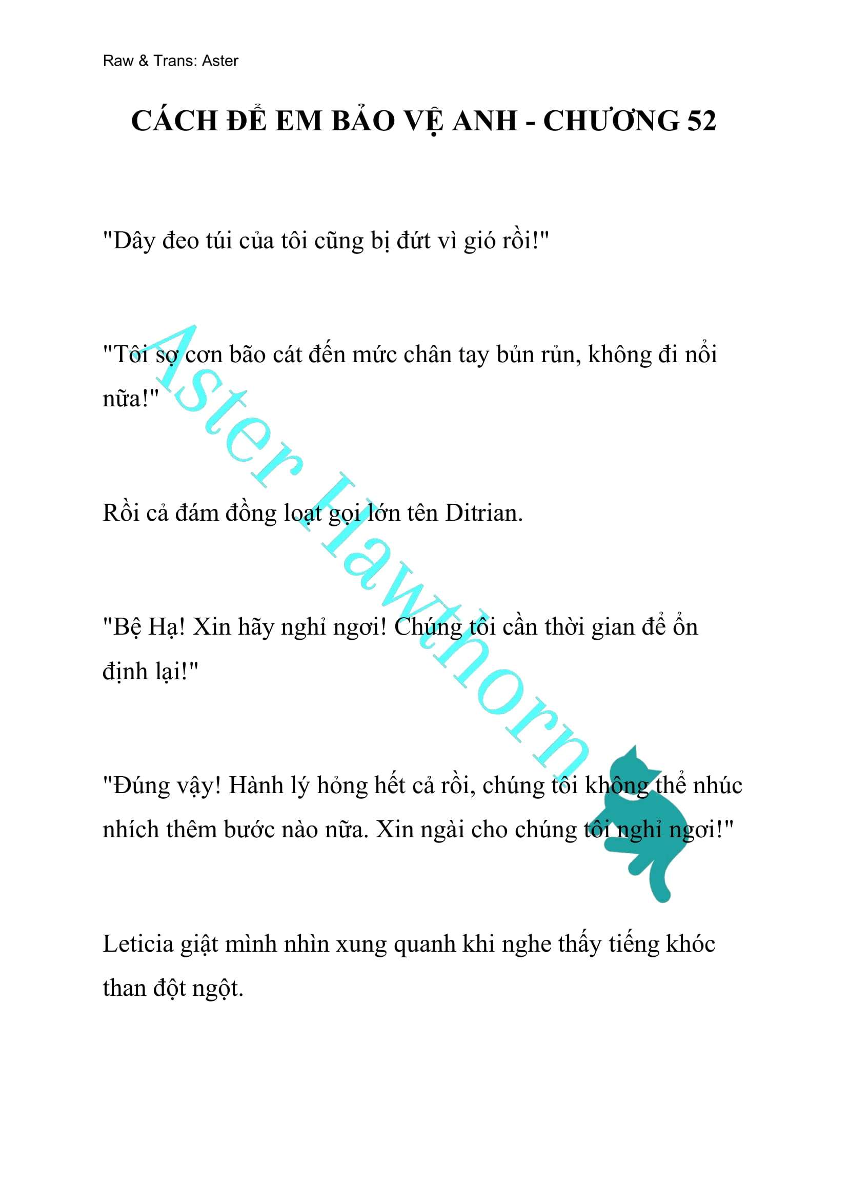 [NOVEL] Cách Để Em Bảo Vệ Anh Chap 52 - Trang 2