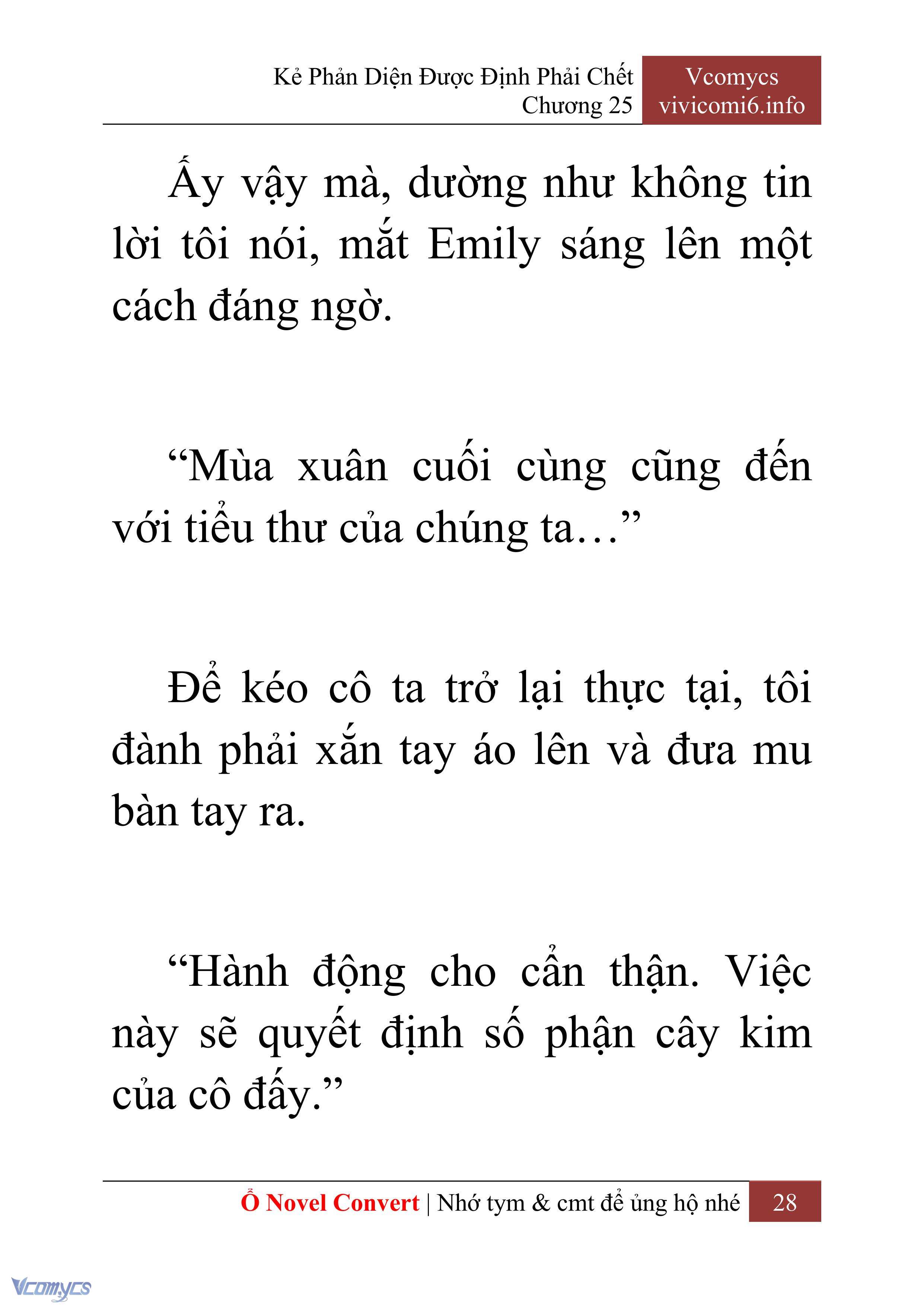 [Novel] Kẻ Phản Diện Được Định Phải Chết Chap 25 - Trang 2