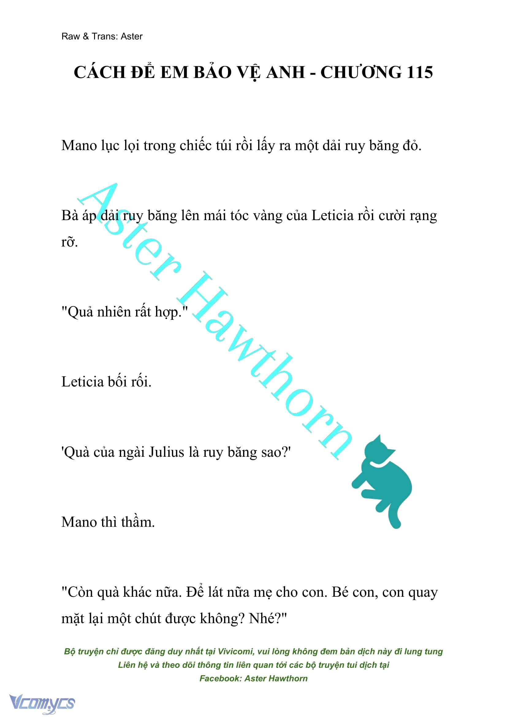 [NOVEL] Cách Để Em Bảo Vệ Anh Chap 115 - Next Chap 116