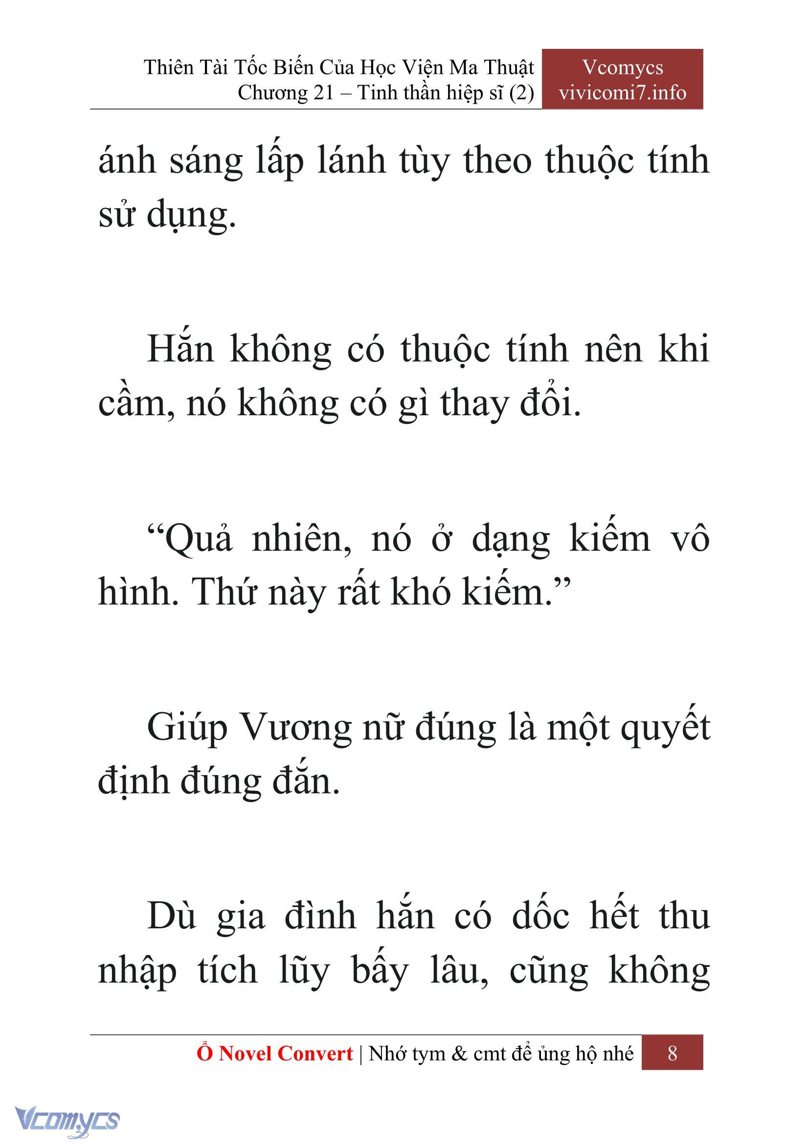 [Novel] Thiên Tài Tốc Biến Của Học Viện Ma Thuật Chap 21 - Trang 2