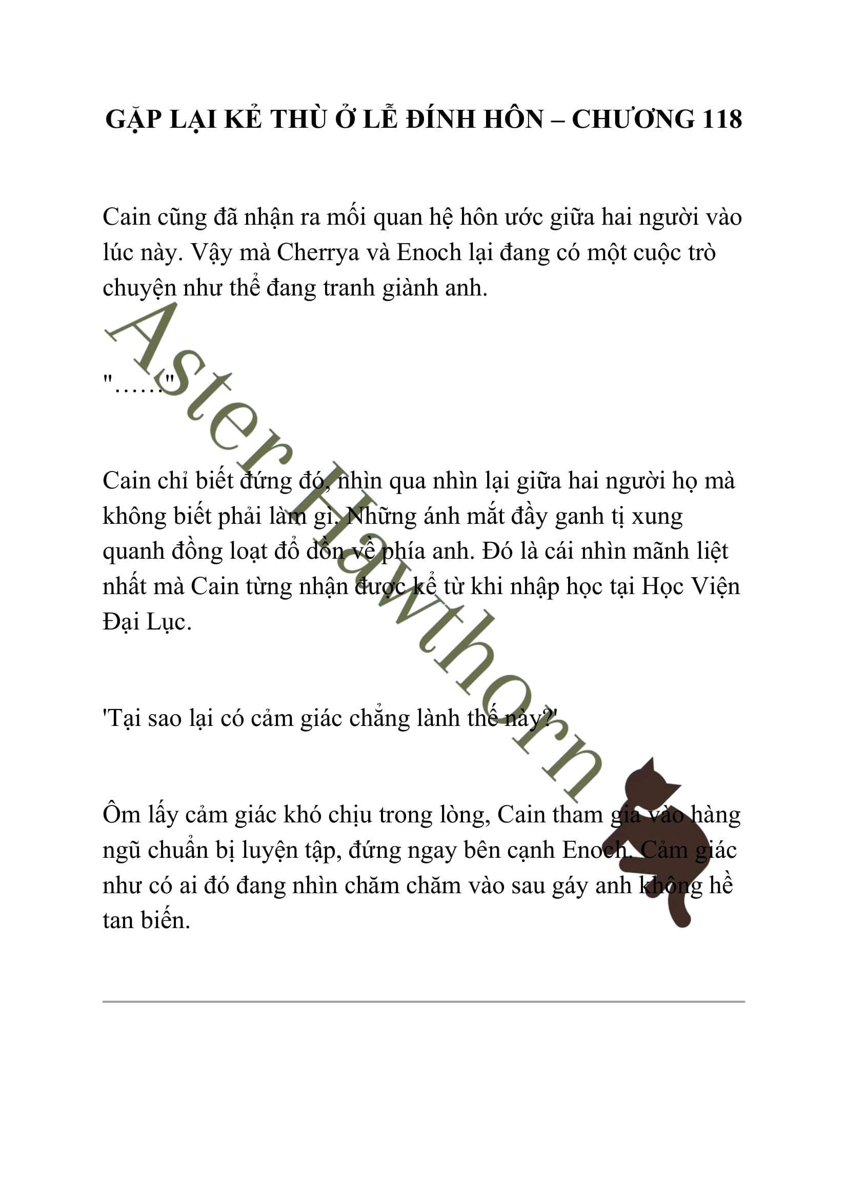 [NOVEL] Gặp Lại Kẻ Thù Ở Lễ Đính Hôn Chap 118 - Trang 2