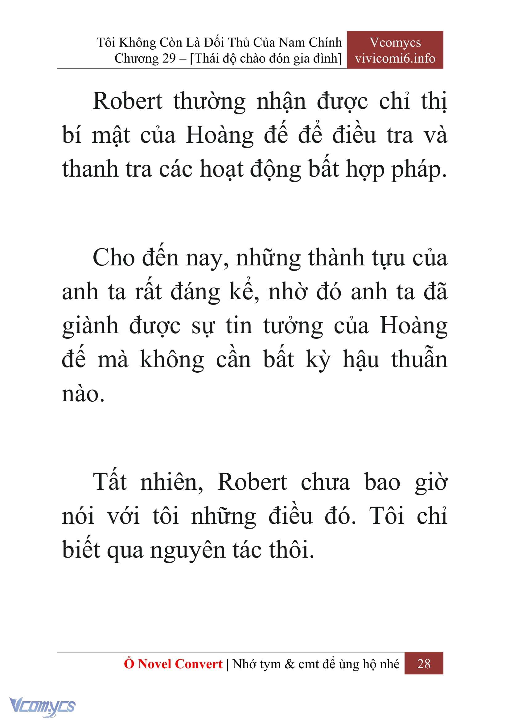 [Novel] Tôi Không Còn Là Đối Thủ Của Nam Chính Chap 29 - Trang 2
