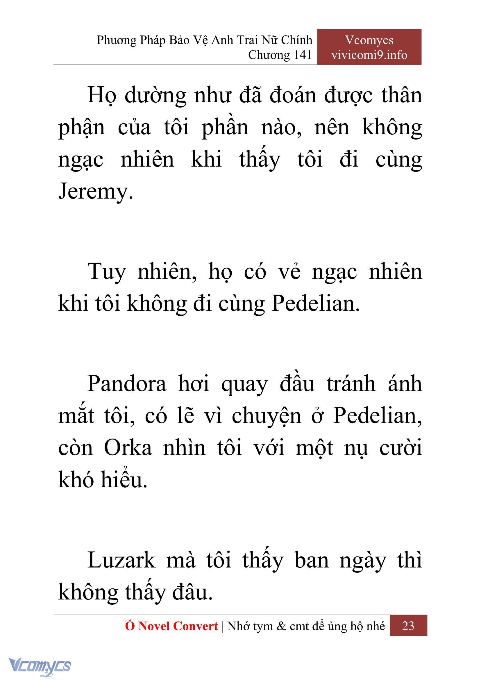 [Novel] Phương Pháp Bảo Vệ Anh Trai Nữ Chính Chap 141 - Trang 2