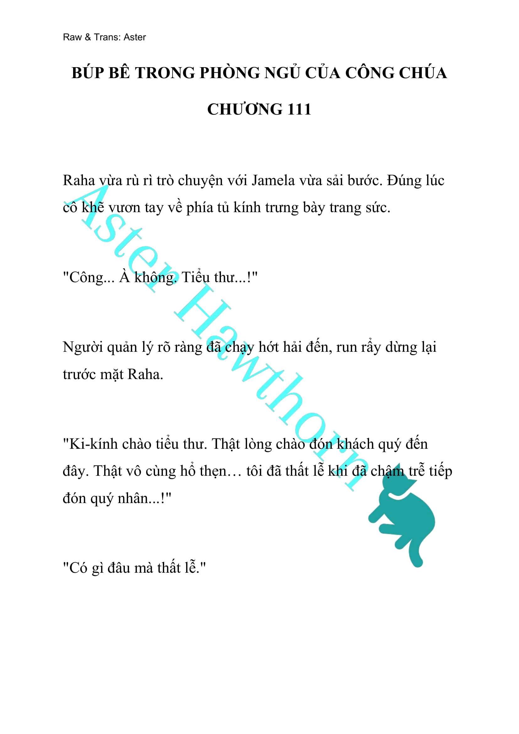 [NOVEL] Búp Bê Trong Phòng Ngủ Của Công Chúa Chap 111 - Trang 2