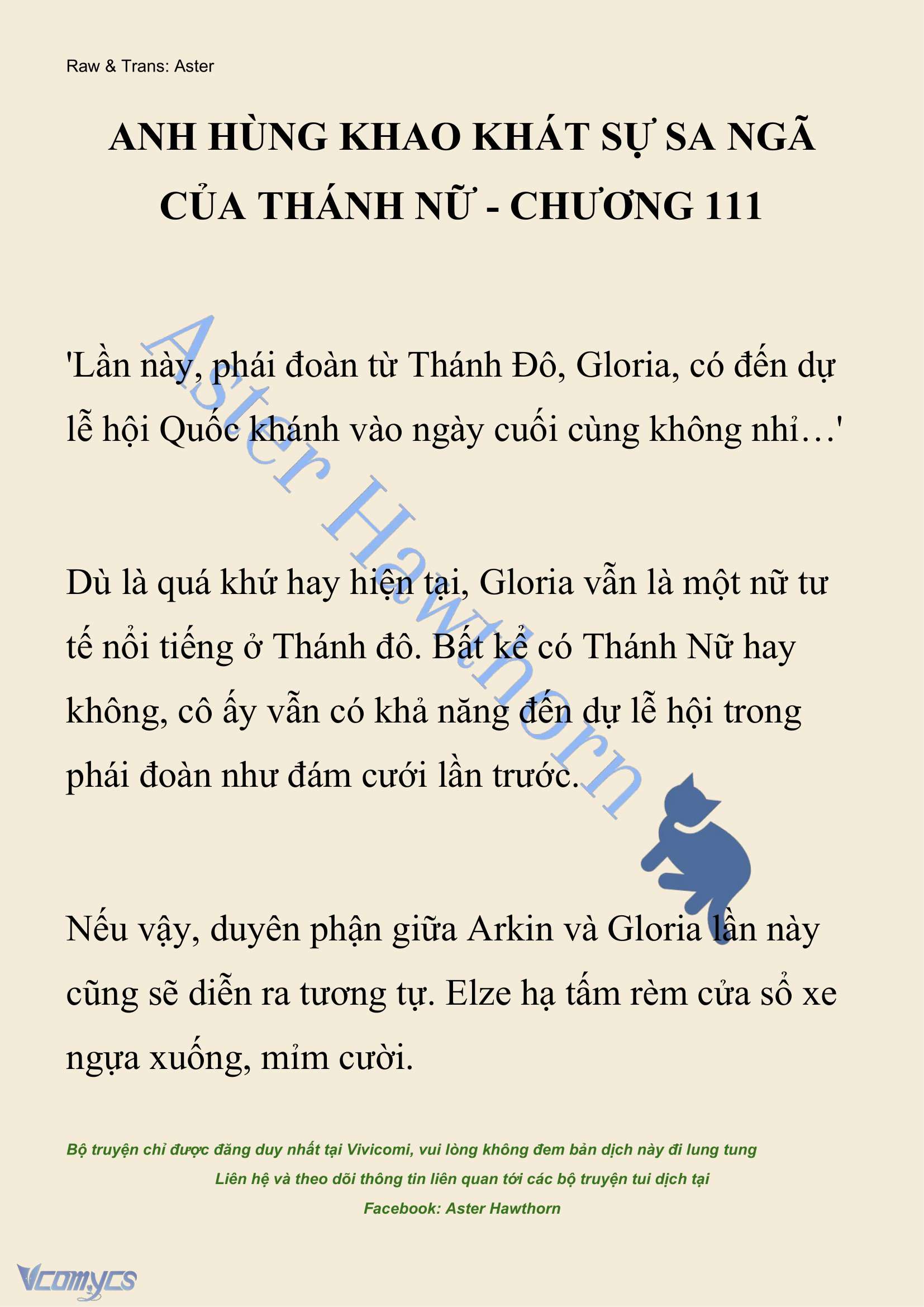 [NOVEL] Anh Hùng Khao Khát Sự Sa Ngã Của Thánh Nữ Chap 111 - Trang 2