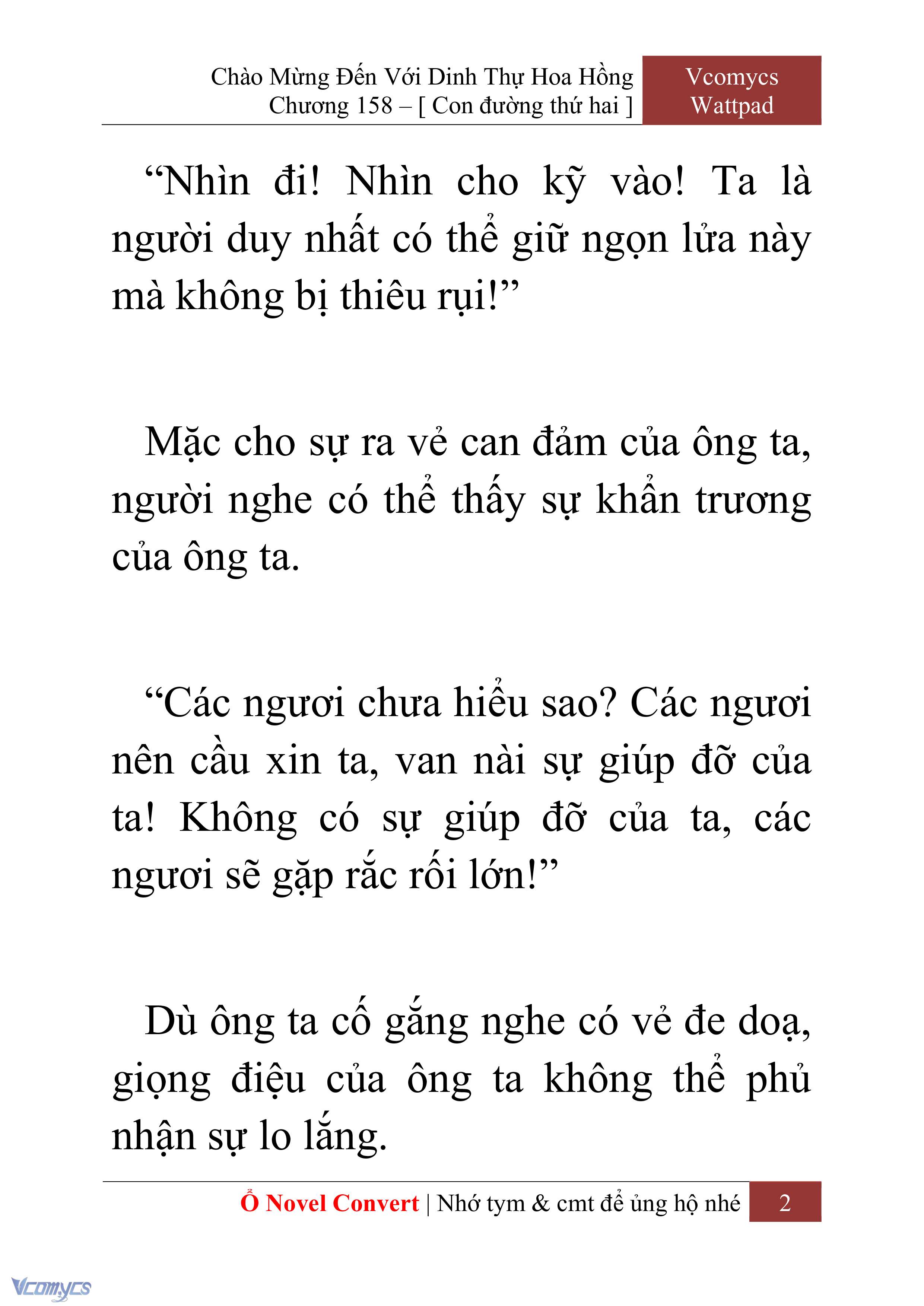 [Novel] Chào Mừng Đến Với Dinh Thự Hoa Hồng Chap 158 - Trang 2