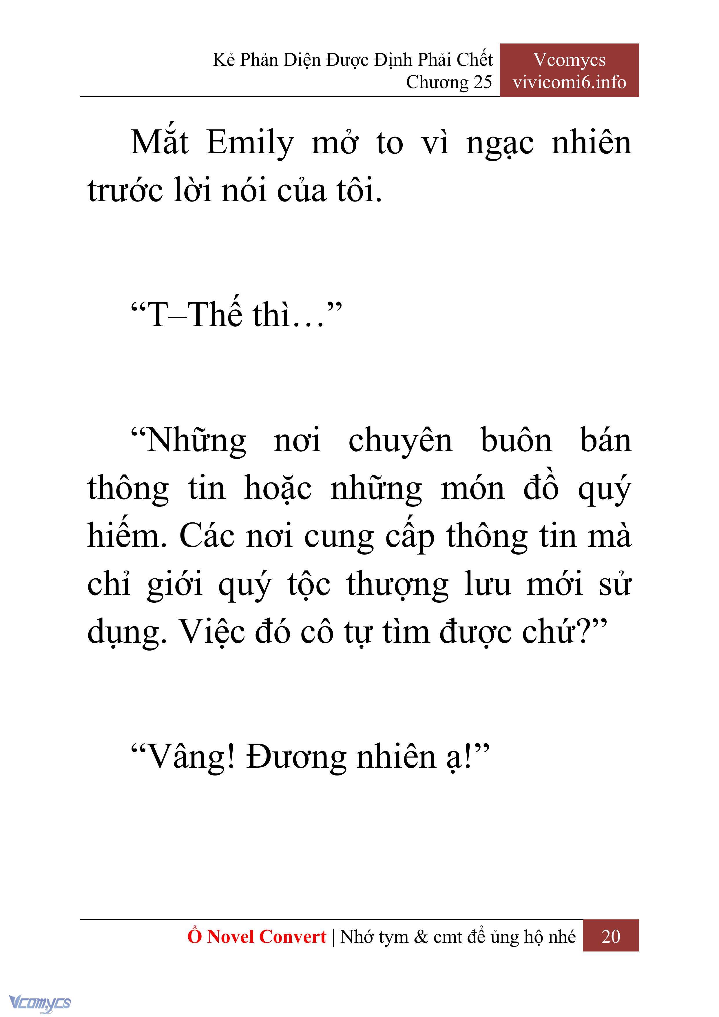 [Novel] Kẻ Phản Diện Được Định Phải Chết Chap 25 - Trang 2