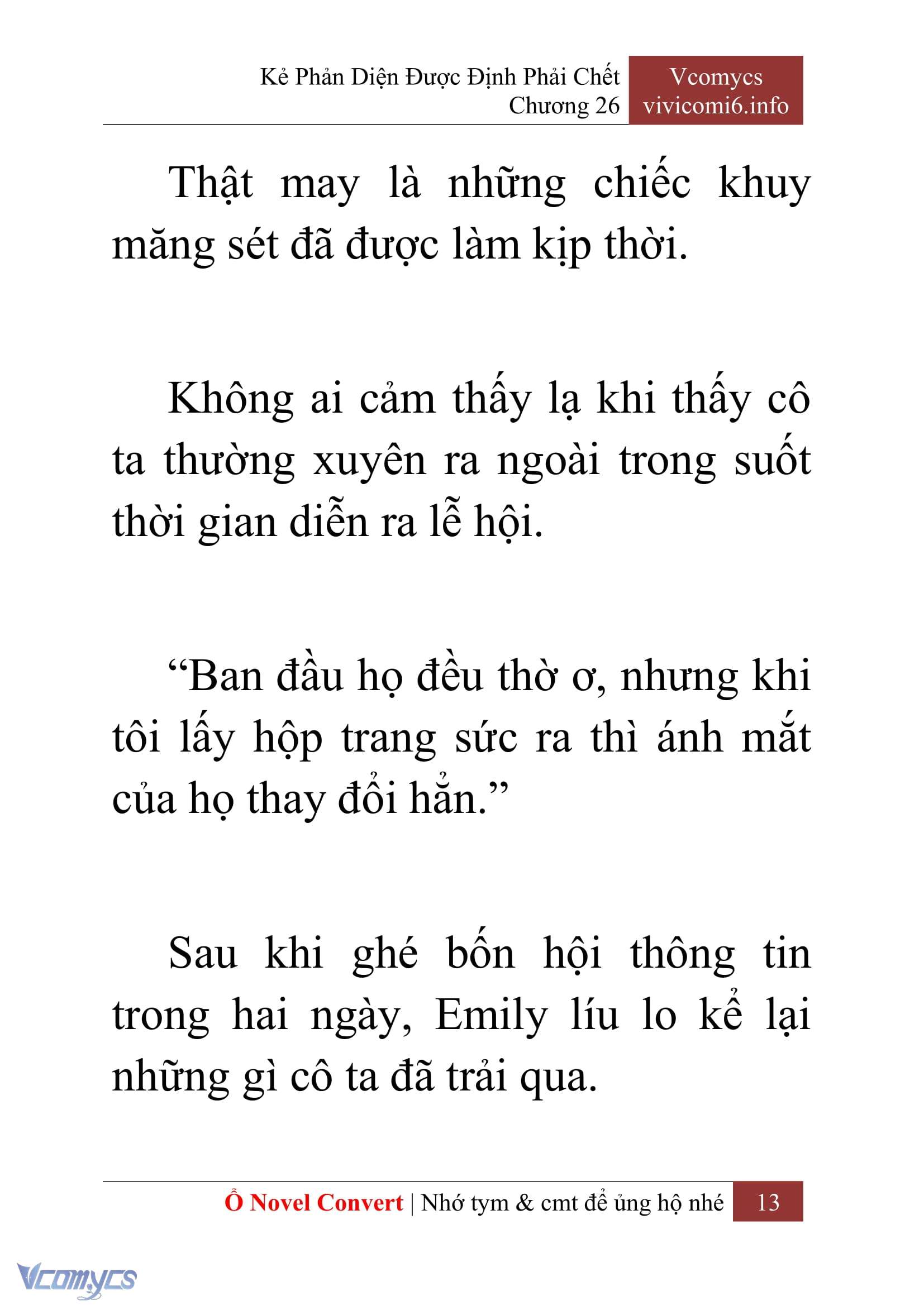 [Novel] Kẻ Phản Diện Được Định Phải Chết Chap 26 - Trang 2