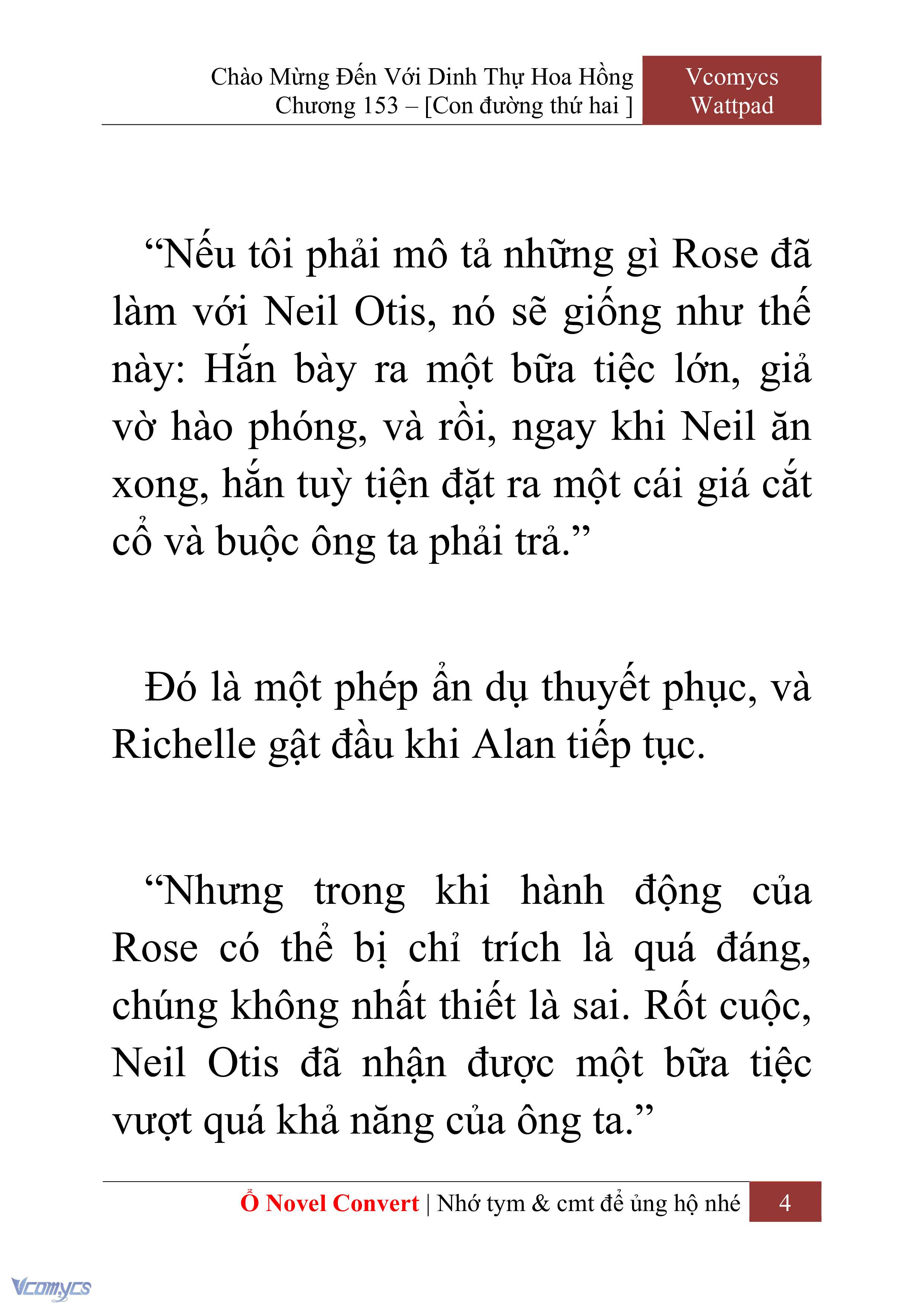 [Novel] Chào Mừng Đến Với Dinh Thự Hoa Hồng Chap 153 - Next Chap 154