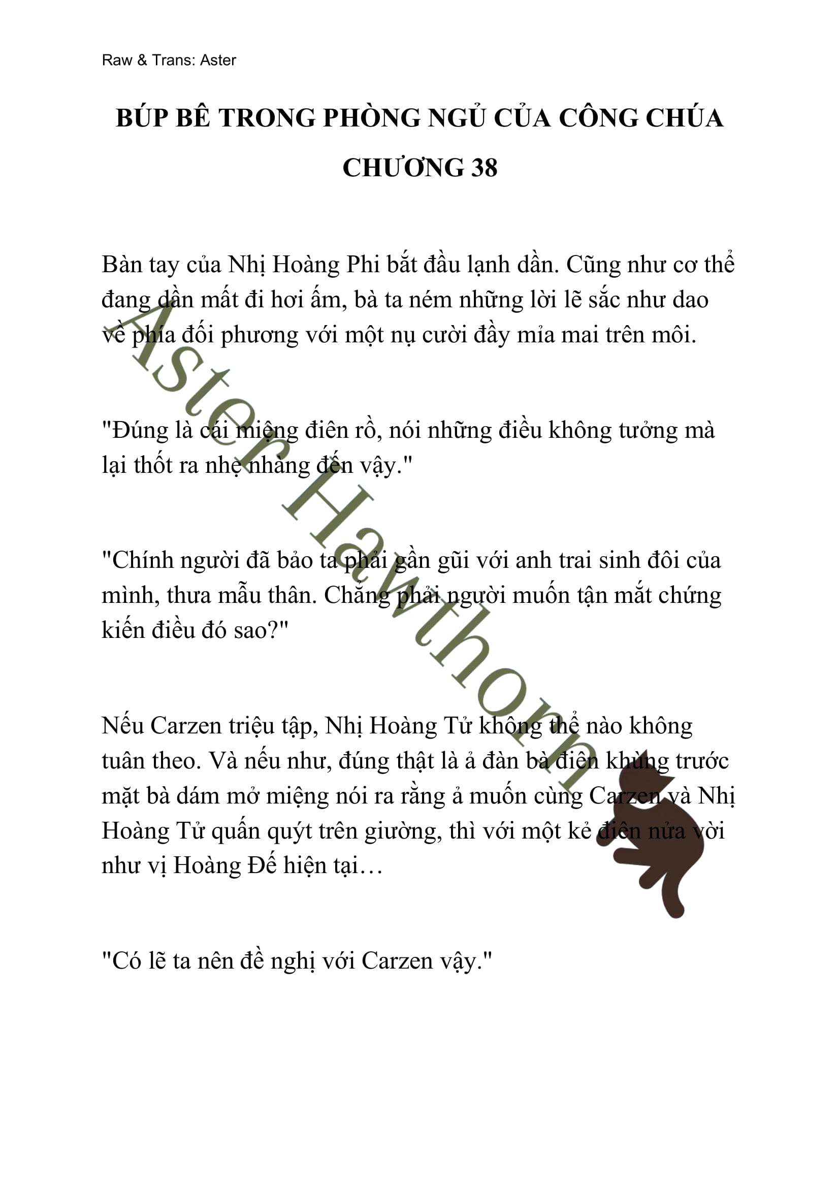 [NOVEL] Búp Bê Trong Phòng Ngủ Của Công Chúa Chap 38 - Trang 2