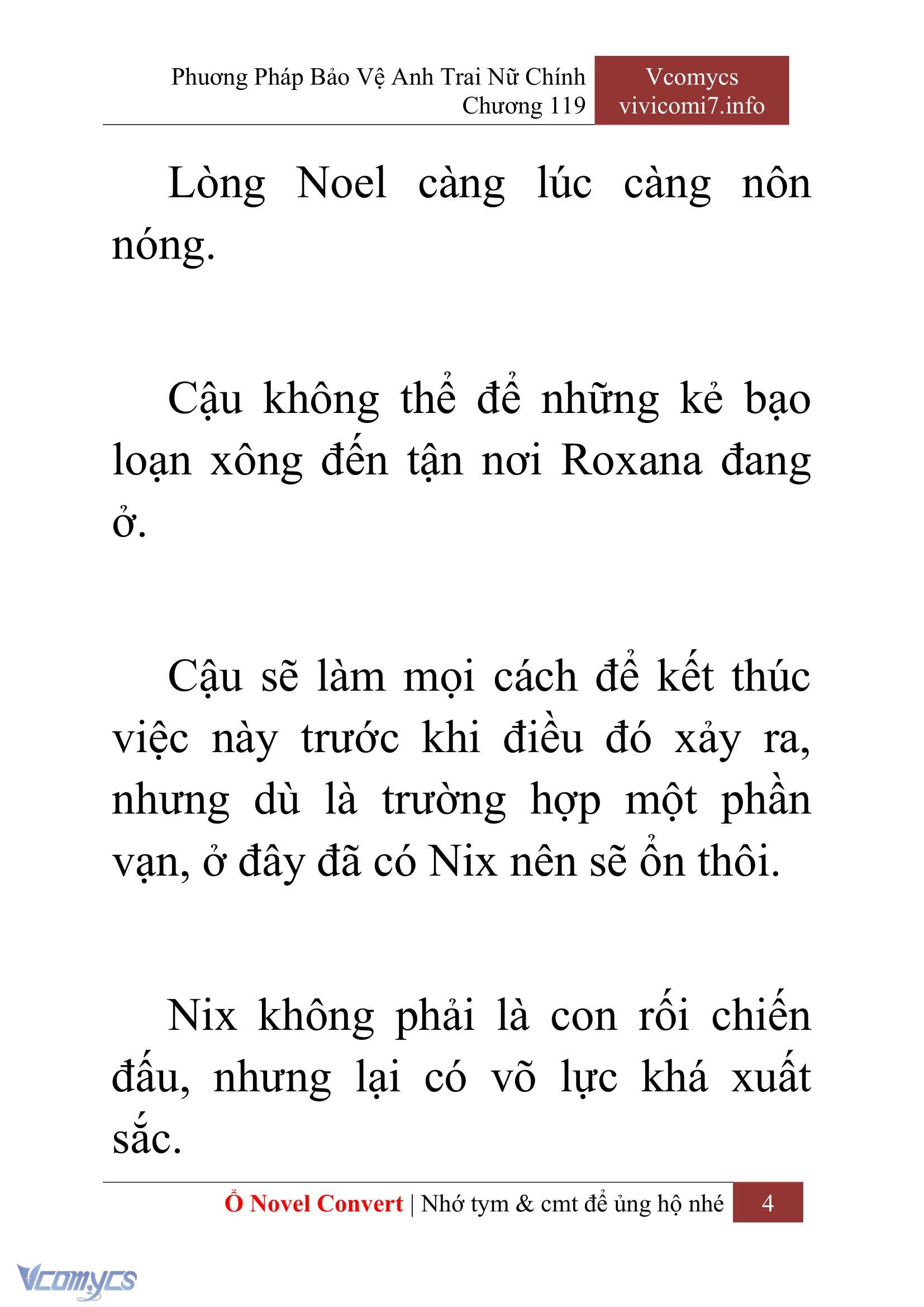 [Novel] Phương Pháp Bảo Vệ Anh Trai Nữ Chính Chap 119 - Trang 2