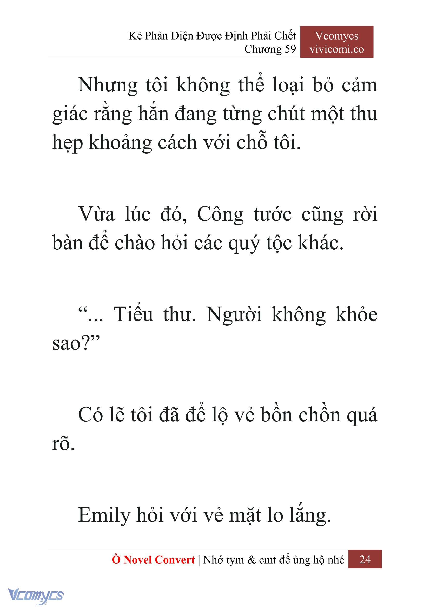 [Novel] Kẻ Phản Diện Được Định Phải Chết Chap 59 - Next Chap 60