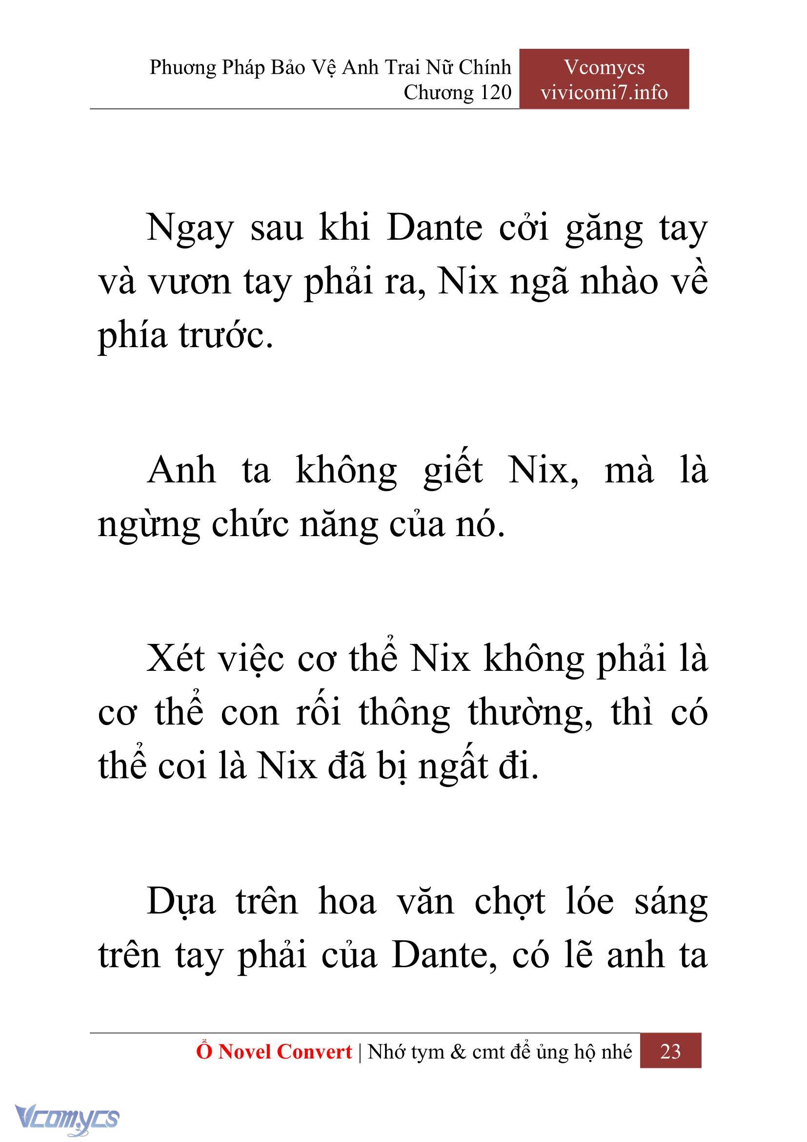 [Novel] Phương Pháp Bảo Vệ Anh Trai Nữ Chính Chap 120 - Trang 2