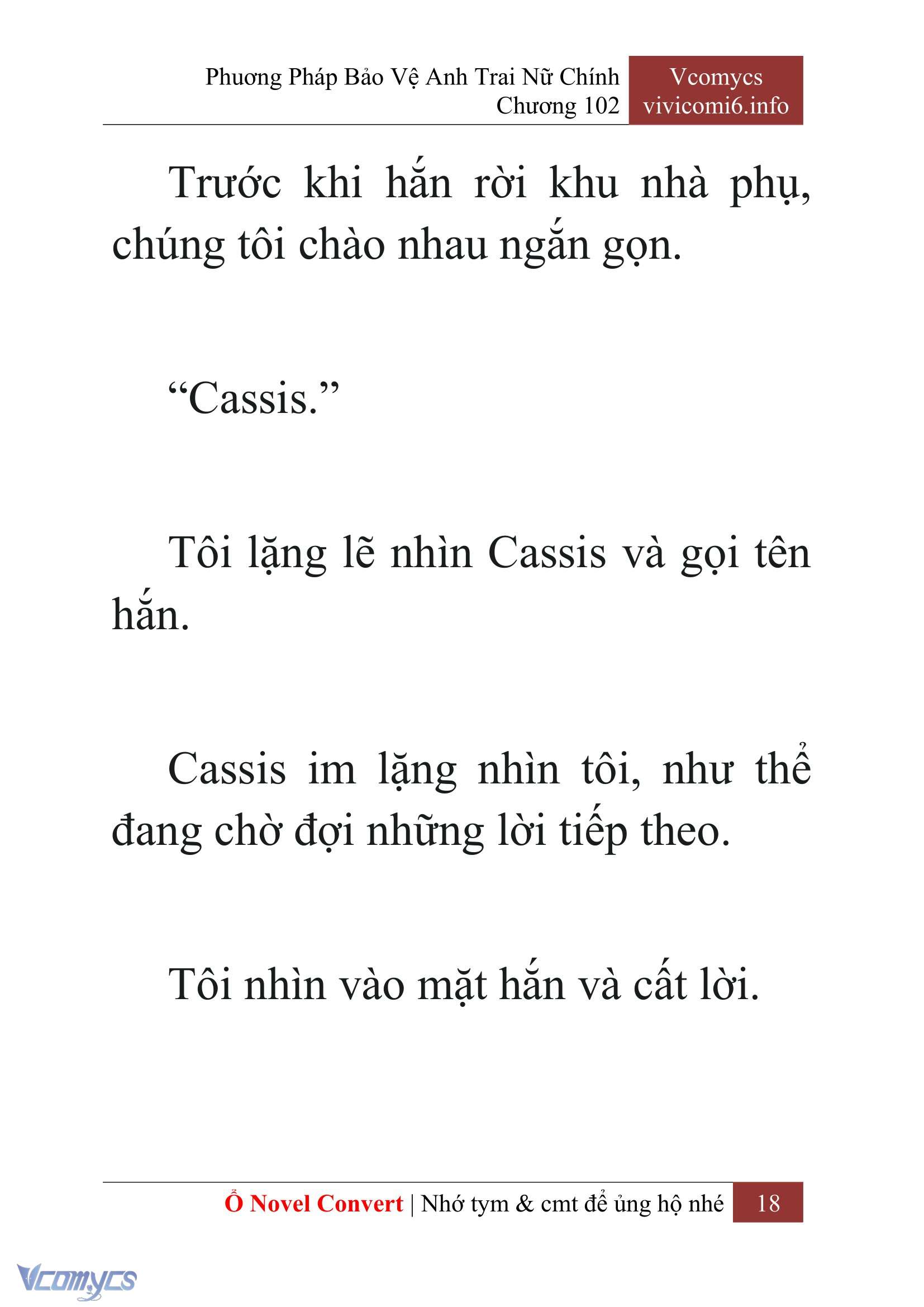 [Novel] Phương Pháp Bảo Vệ Anh Trai Nữ Chính Chap 102 - Trang 2