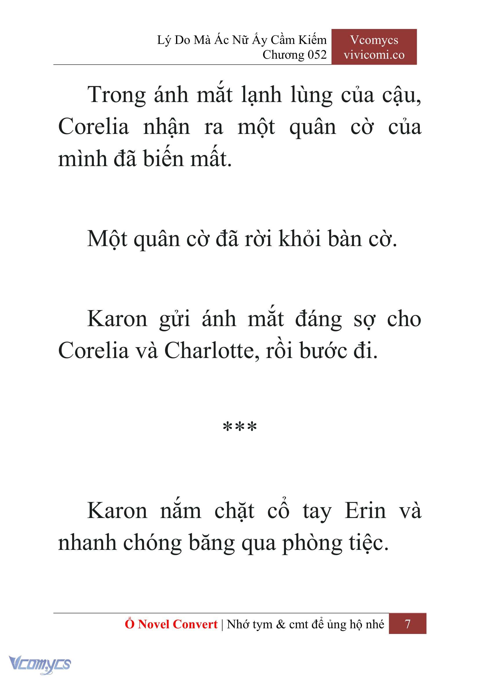 [Novel] Lý Do Mà Ác Nữ Ấy Cầm Kiếm Chap 52 - Trang 2
