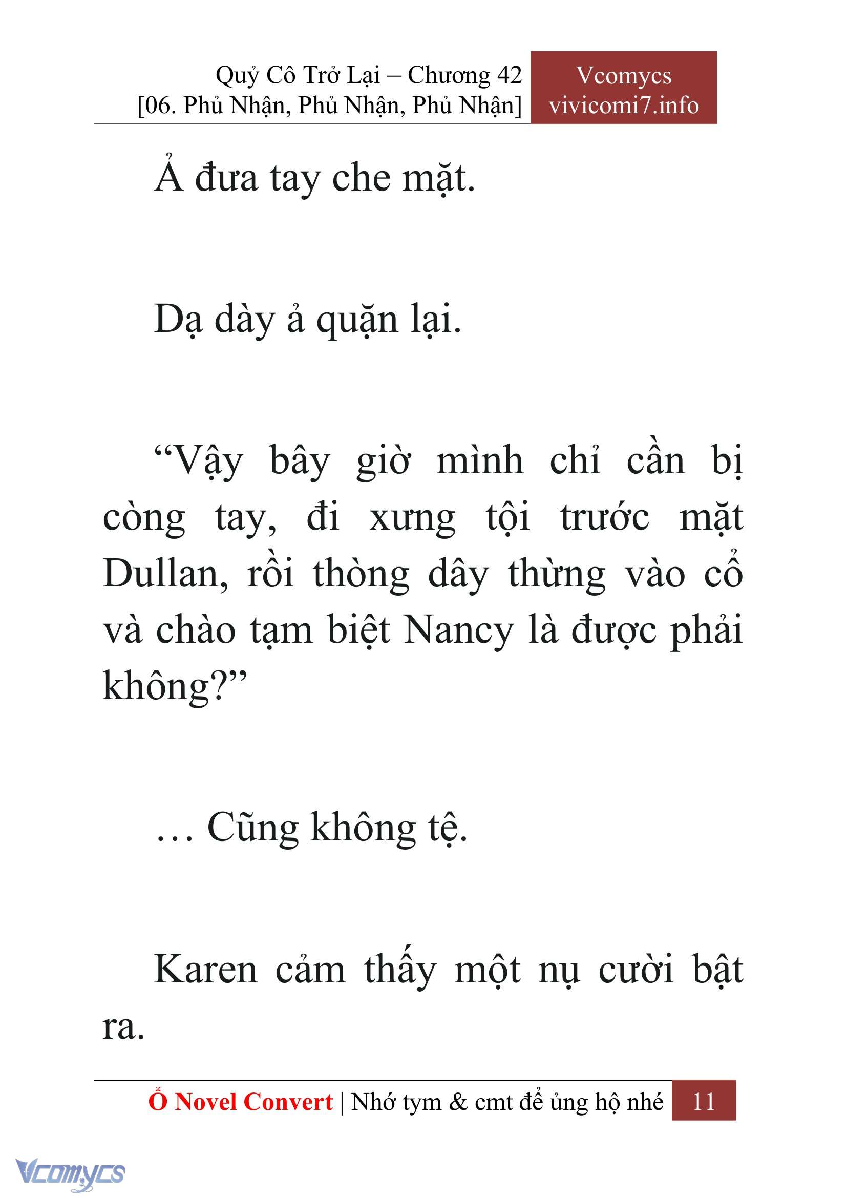[Novel] Quý Cô Trở Lại Chap 42 - Trang 2