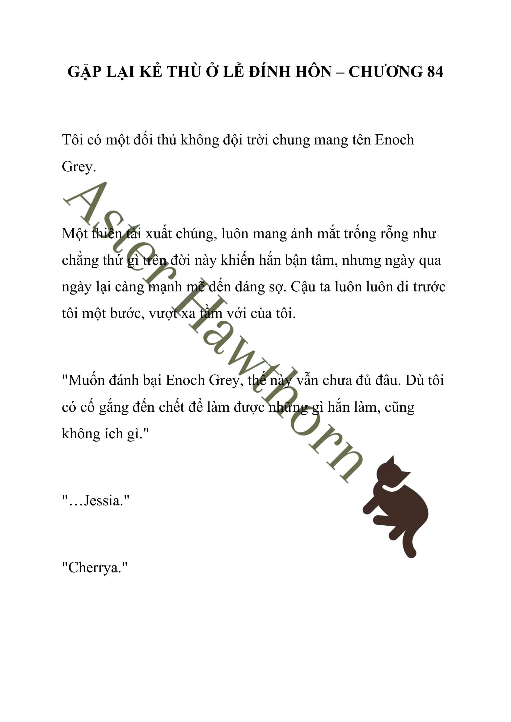 [NOVEL] Gặp Lại Kẻ Thù Ở Lễ Đính Hôn Chap 84 - Trang 2