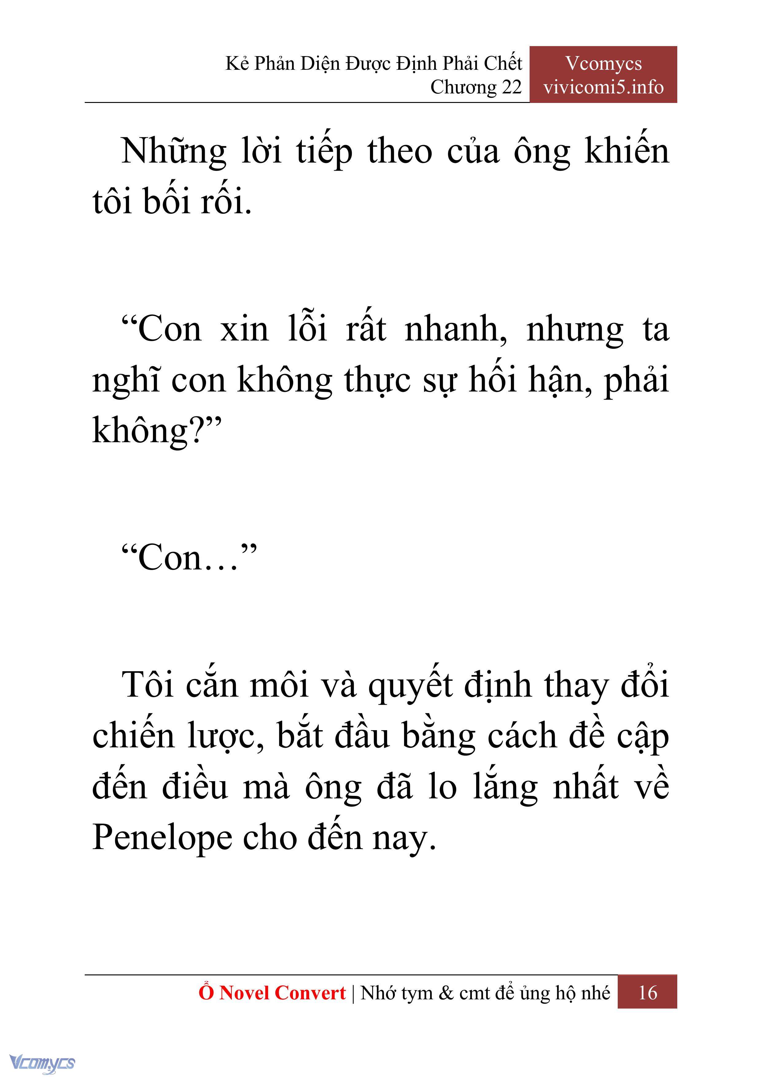 [Novel] Kẻ Phản Diện Được Định Phải Chết Chap 22 - Trang 2