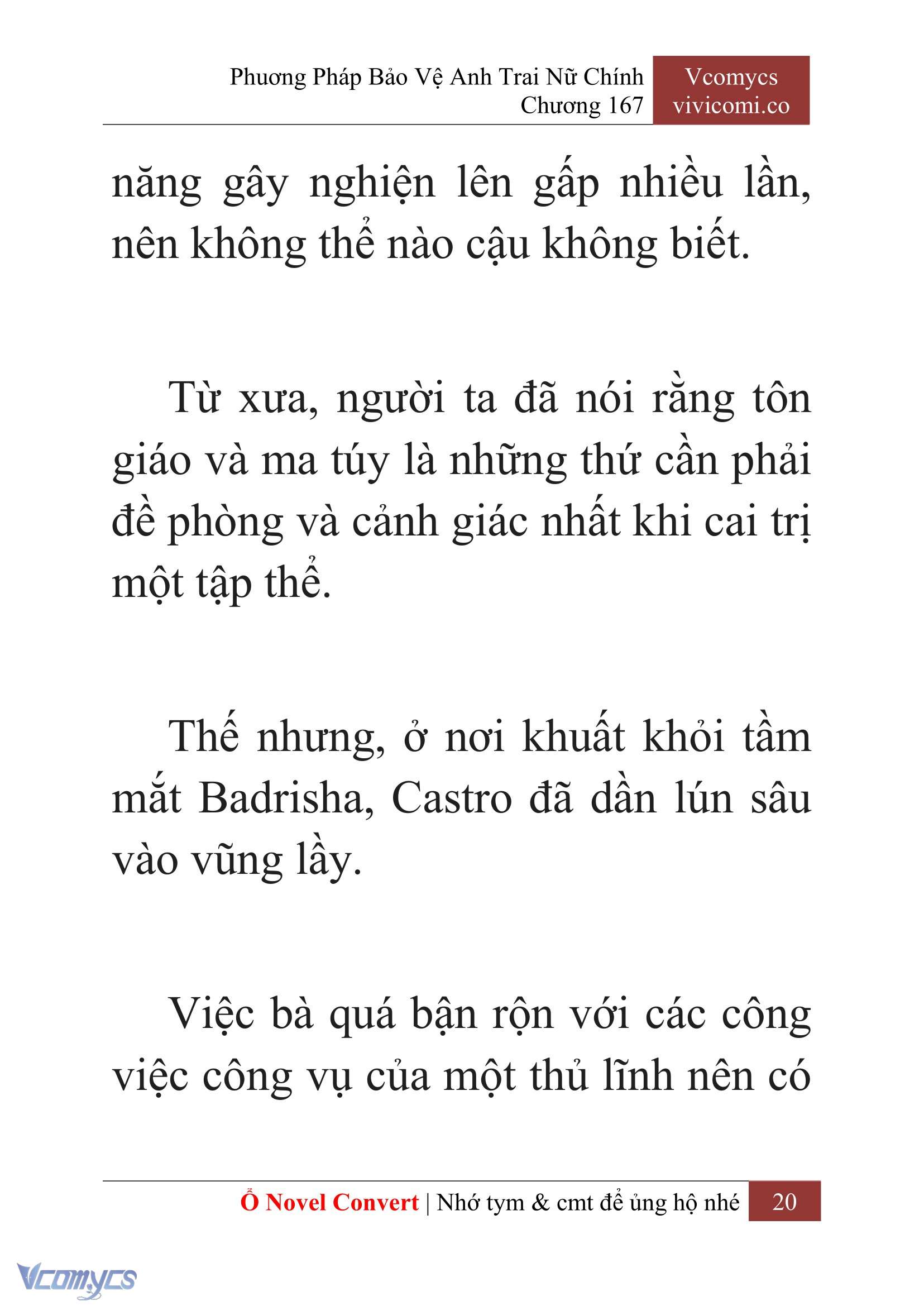[Novel] Phương Pháp Bảo Vệ Anh Trai Nữ Chính Chap 167 - Trang 2