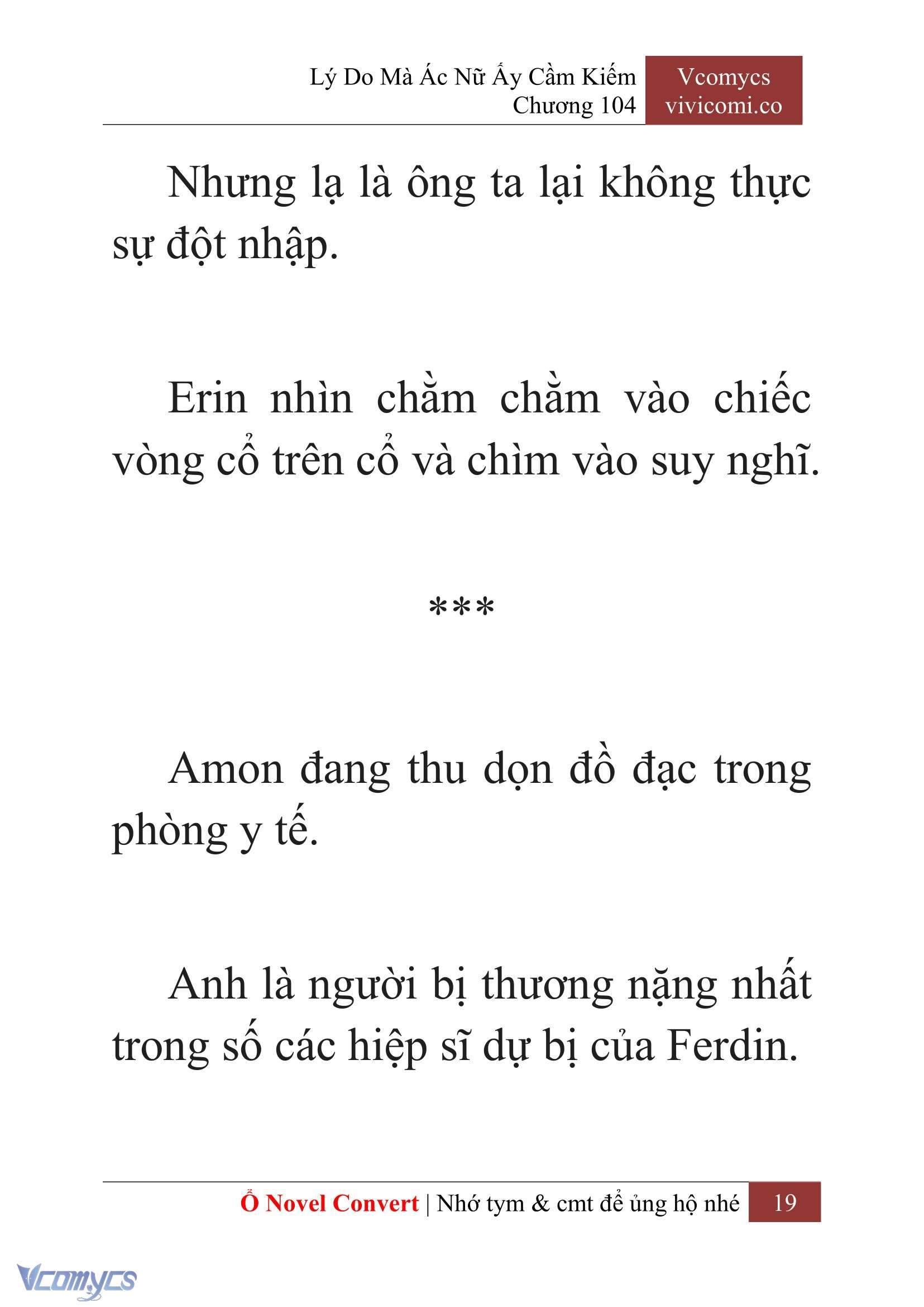 [Novel] Lý Do Mà Ác Nữ Ấy Cầm Kiếm Chap 104 - Trang 2