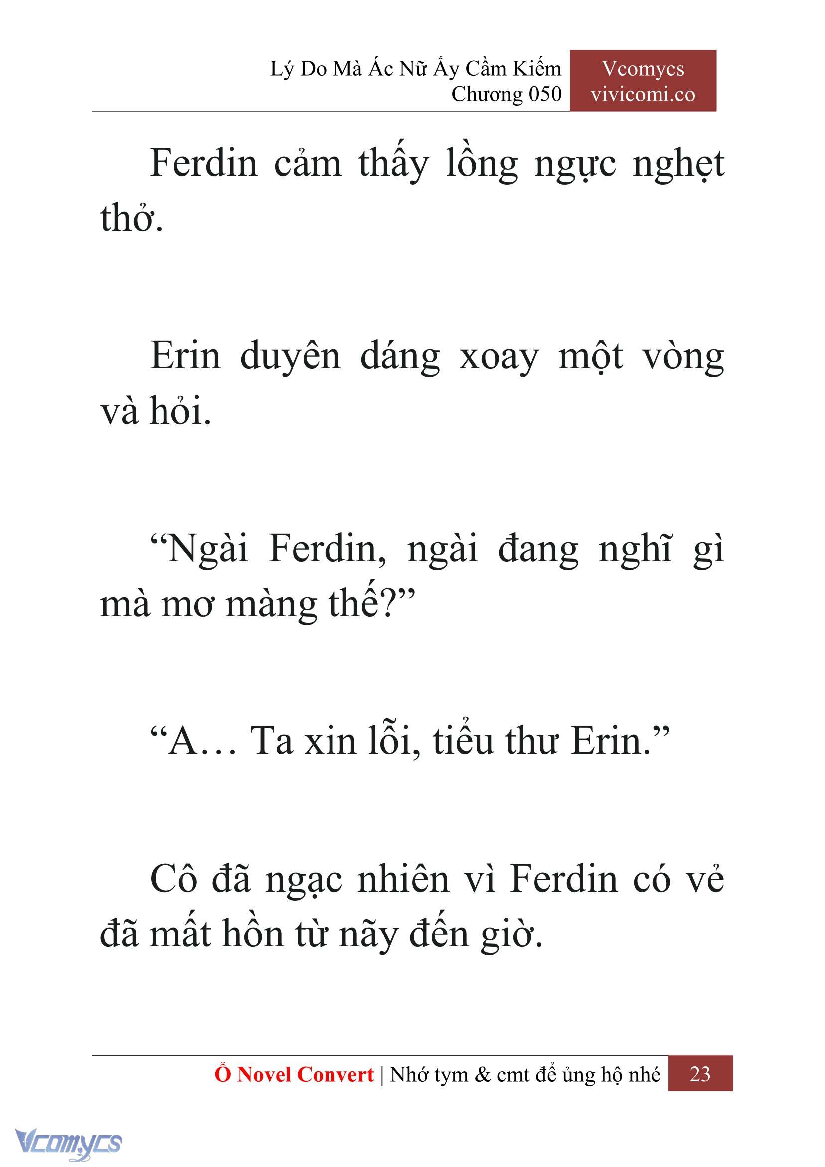 [Novel] Lý Do Mà Ác Nữ Ấy Cầm Kiếm Chap 50 - Next 